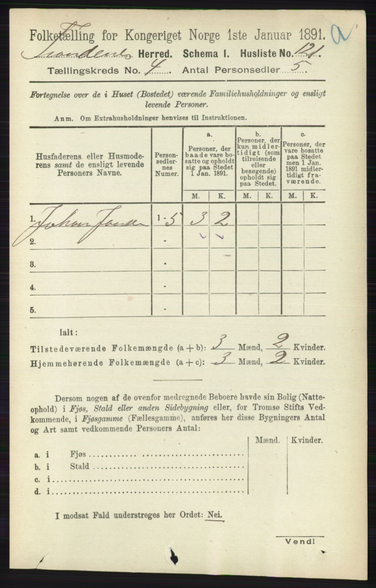 RA, 1891 census for 1914 Trondenes, 1891, p. 1934