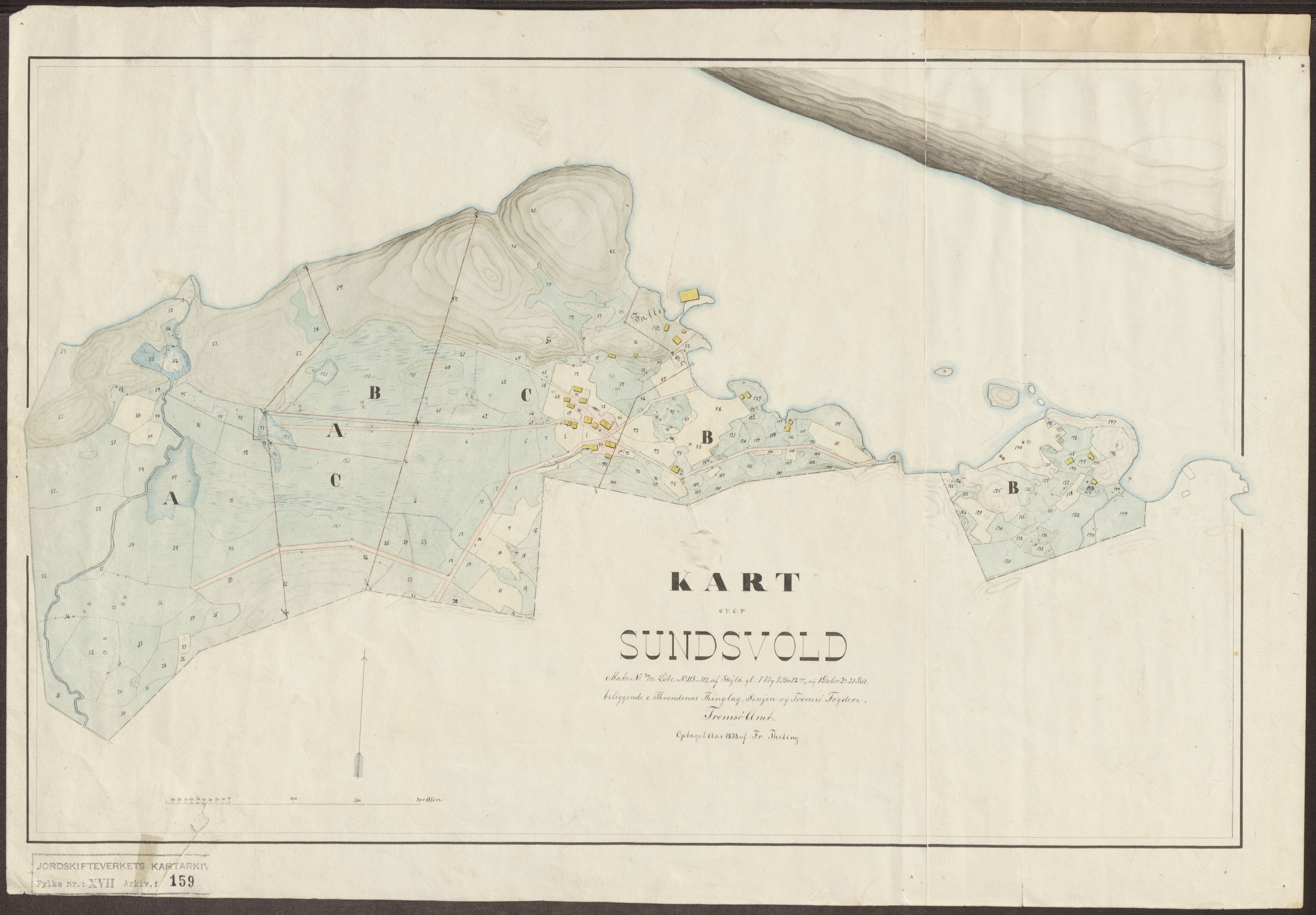 Jordskifteverkets kartarkiv, AV/RA-S-3929/T, 1859-1988, p. 208