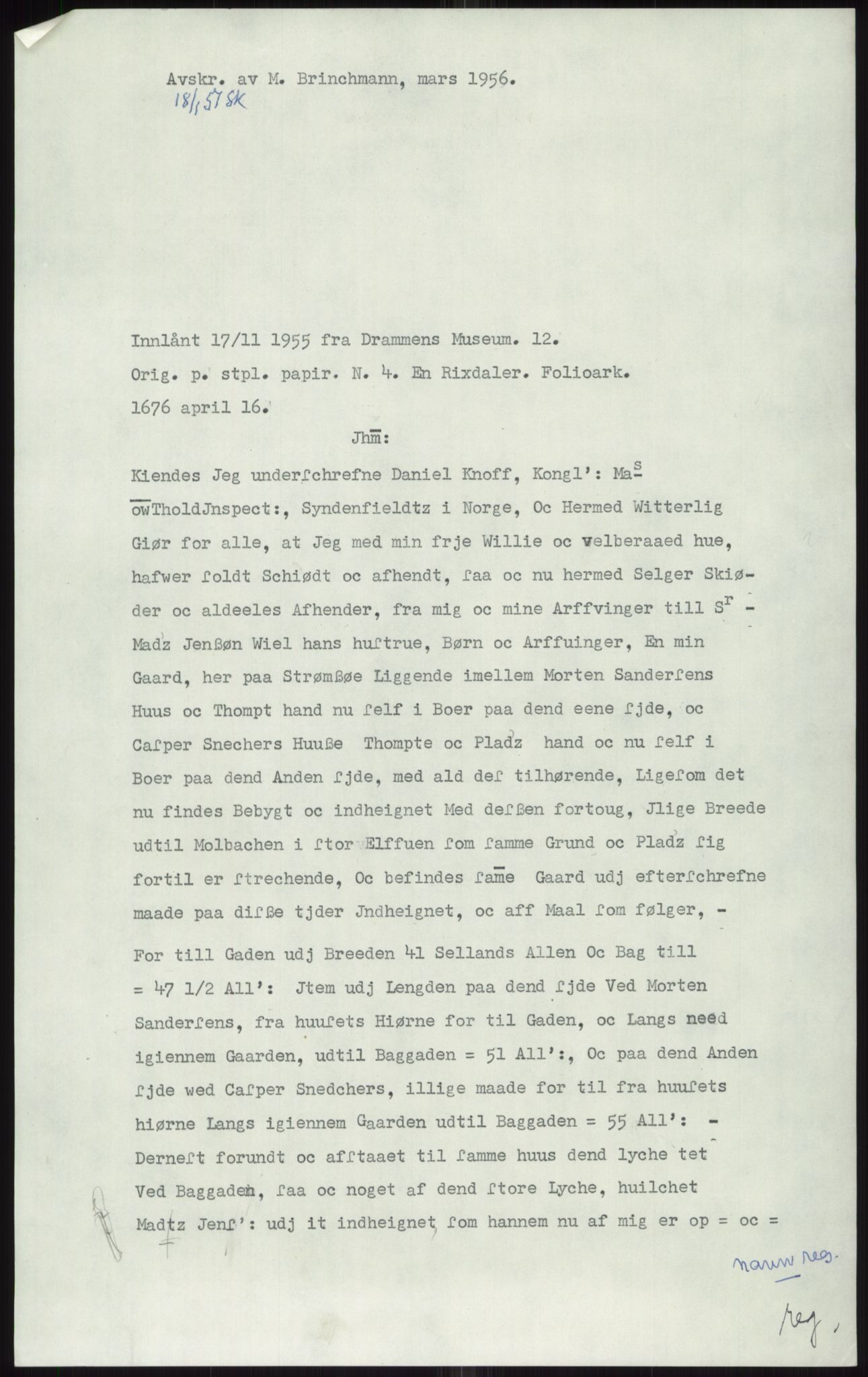 Samlinger til kildeutgivelse, Diplomavskriftsamlingen, AV/RA-EA-4053/H/Ha, p. 1656