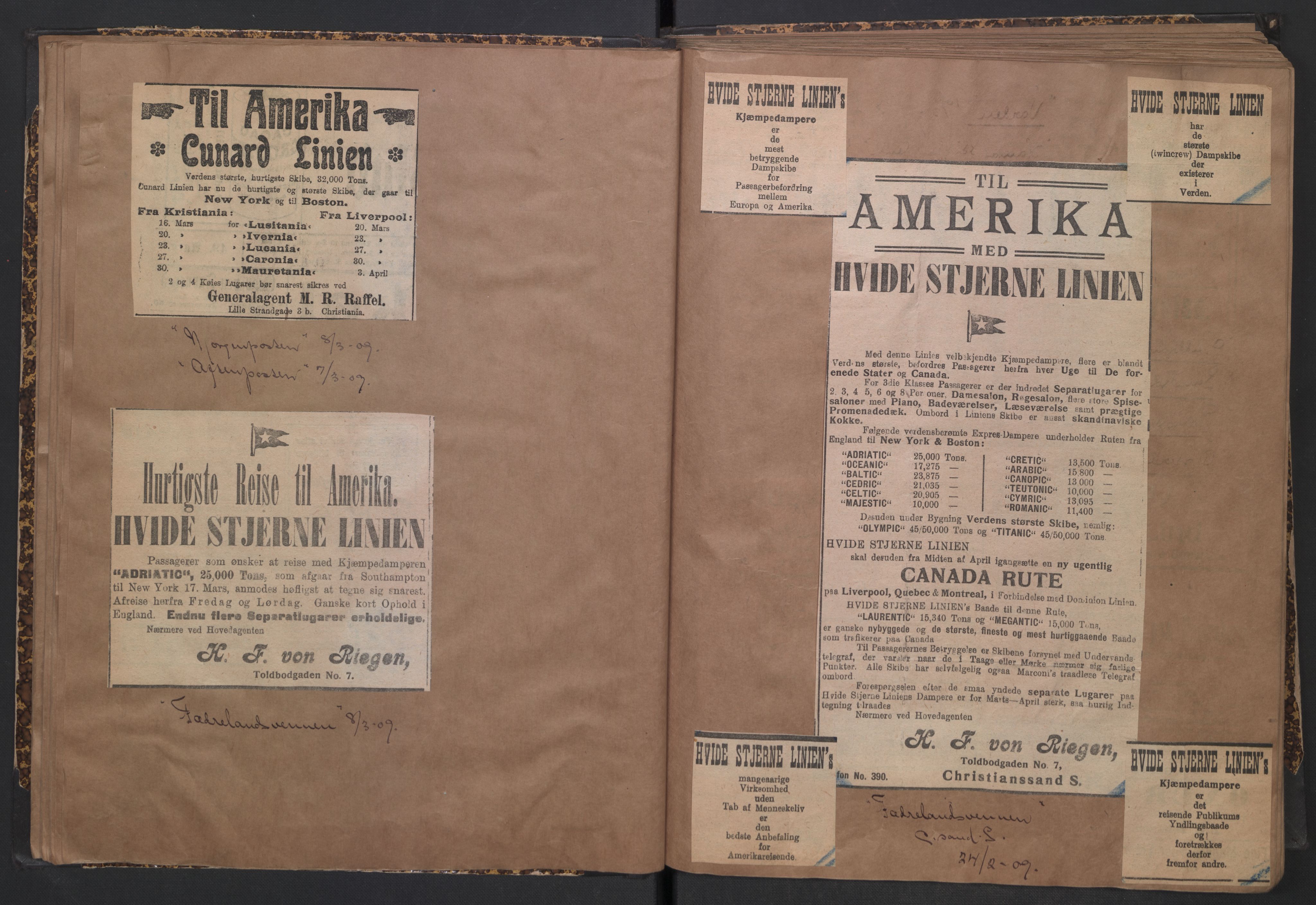 White Star-linjen, AV/SAO-PAO-0201/D/Dc/L0001: Utklippingsbok, 1909-1924, p. 21