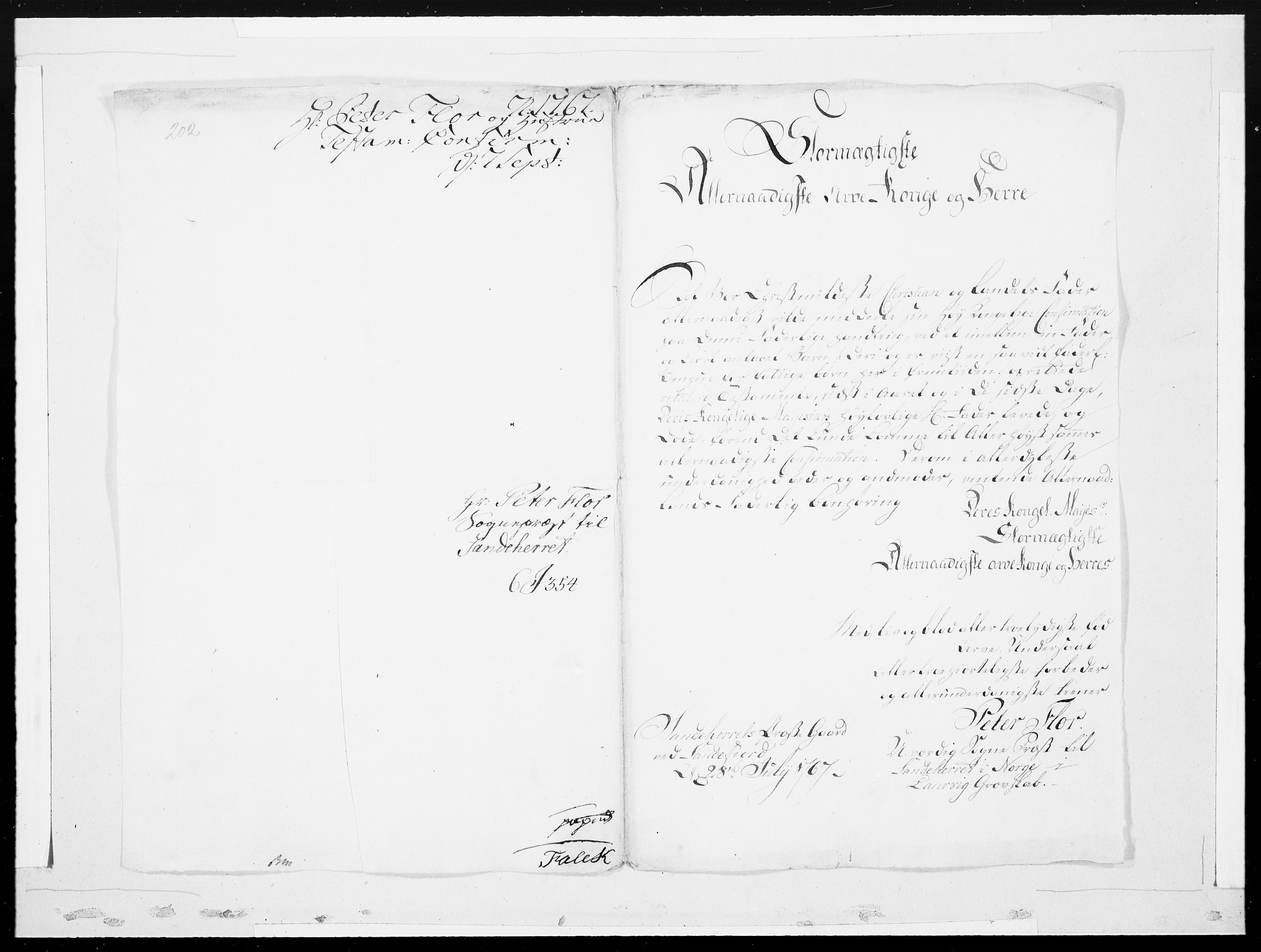 Danske Kanselli 1572-1799, RA/EA-3023/F/Fc/Fcc/Fcca/L0196: Norske innlegg 1572-1799, 1767, p. 161