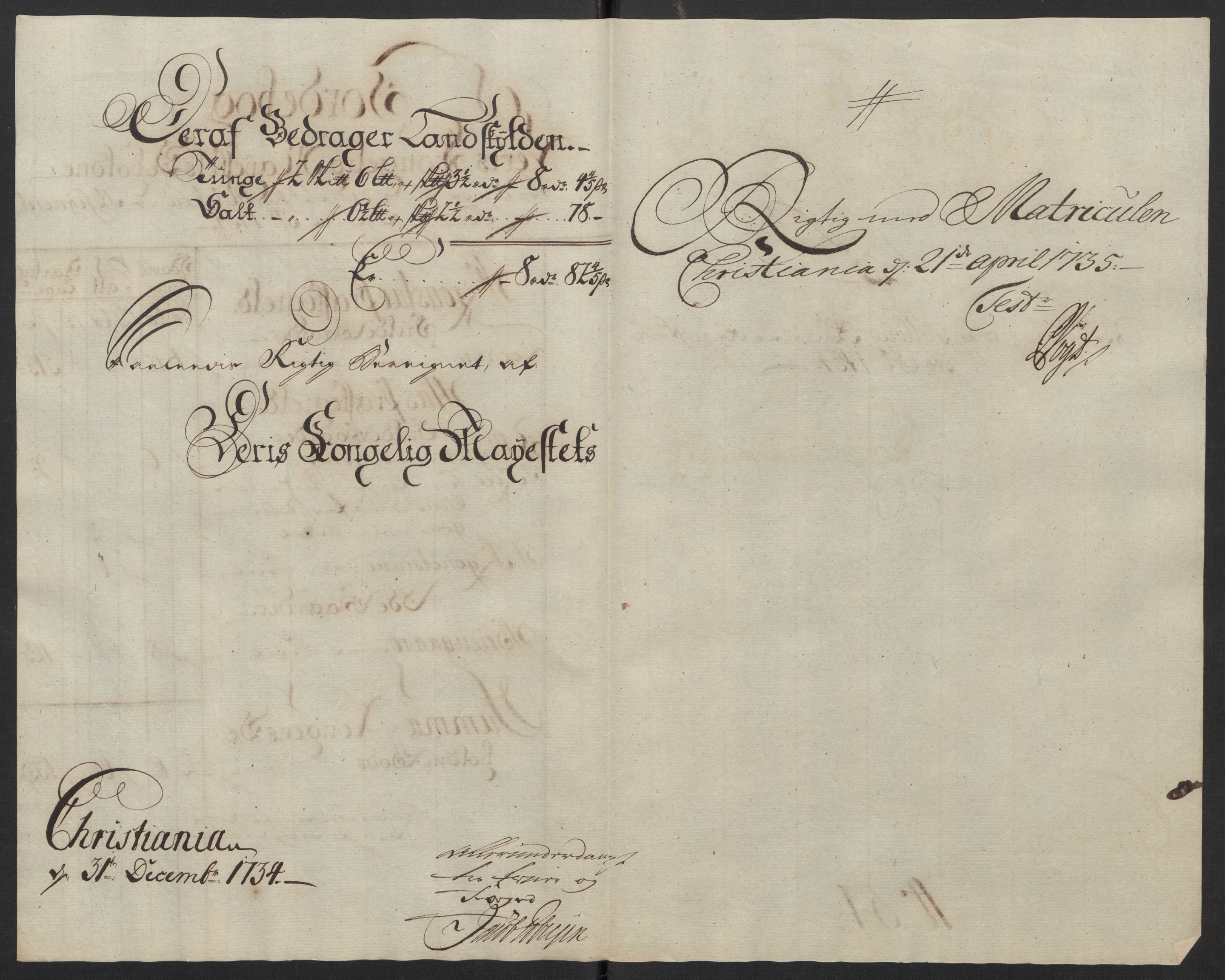 Rentekammeret inntil 1814, Reviderte regnskaper, Fogderegnskap, AV/RA-EA-4092/R10/L0473: Fogderegnskap Aker og Follo, 1734, p. 142