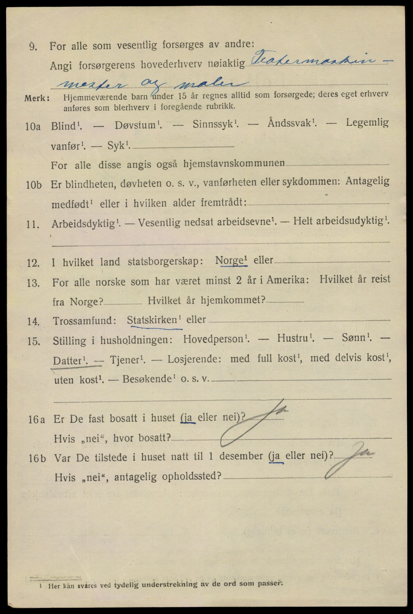 SAO, 1920 census for Fredrikstad, 1920, p. 37038