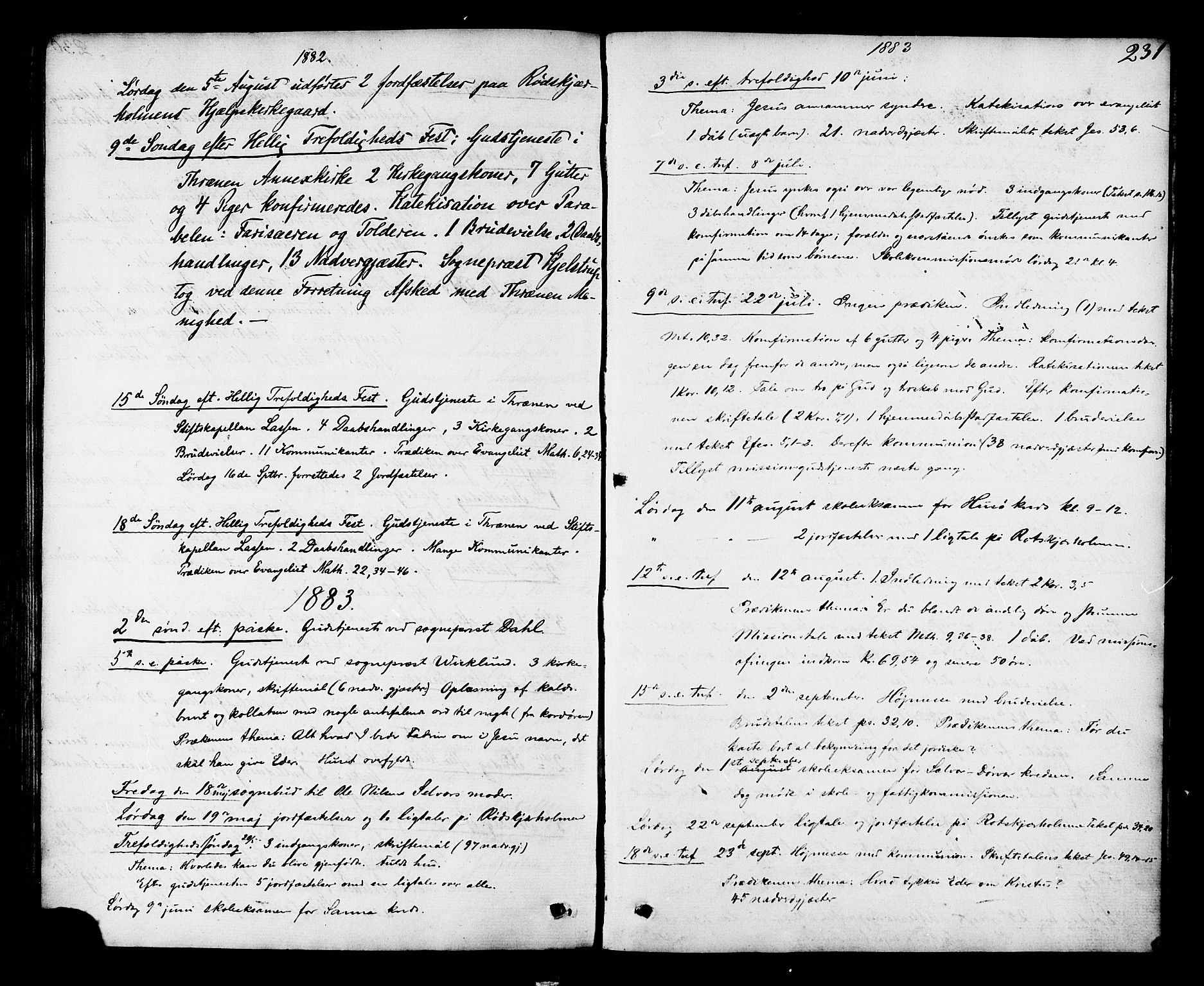 Ministerialprotokoller, klokkerbøker og fødselsregistre - Nordland, SAT/A-1459/840/L0579: Parish register (official) no. 840A01, 1863-1887, p. 231