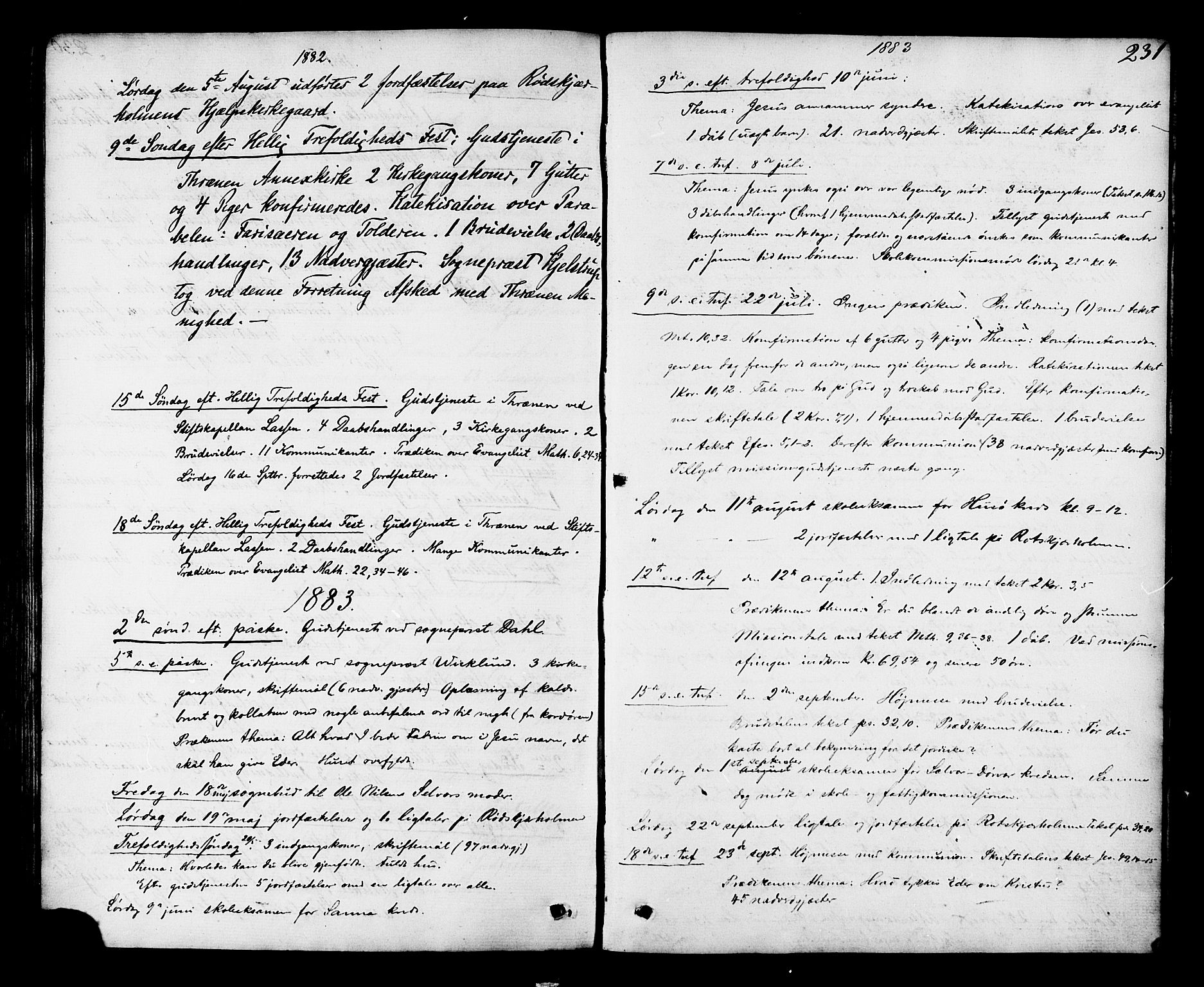 Ministerialprotokoller, klokkerbøker og fødselsregistre - Nordland, AV/SAT-A-1459/840/L0579: Parish register (official) no. 840A01, 1863-1887, p. 231