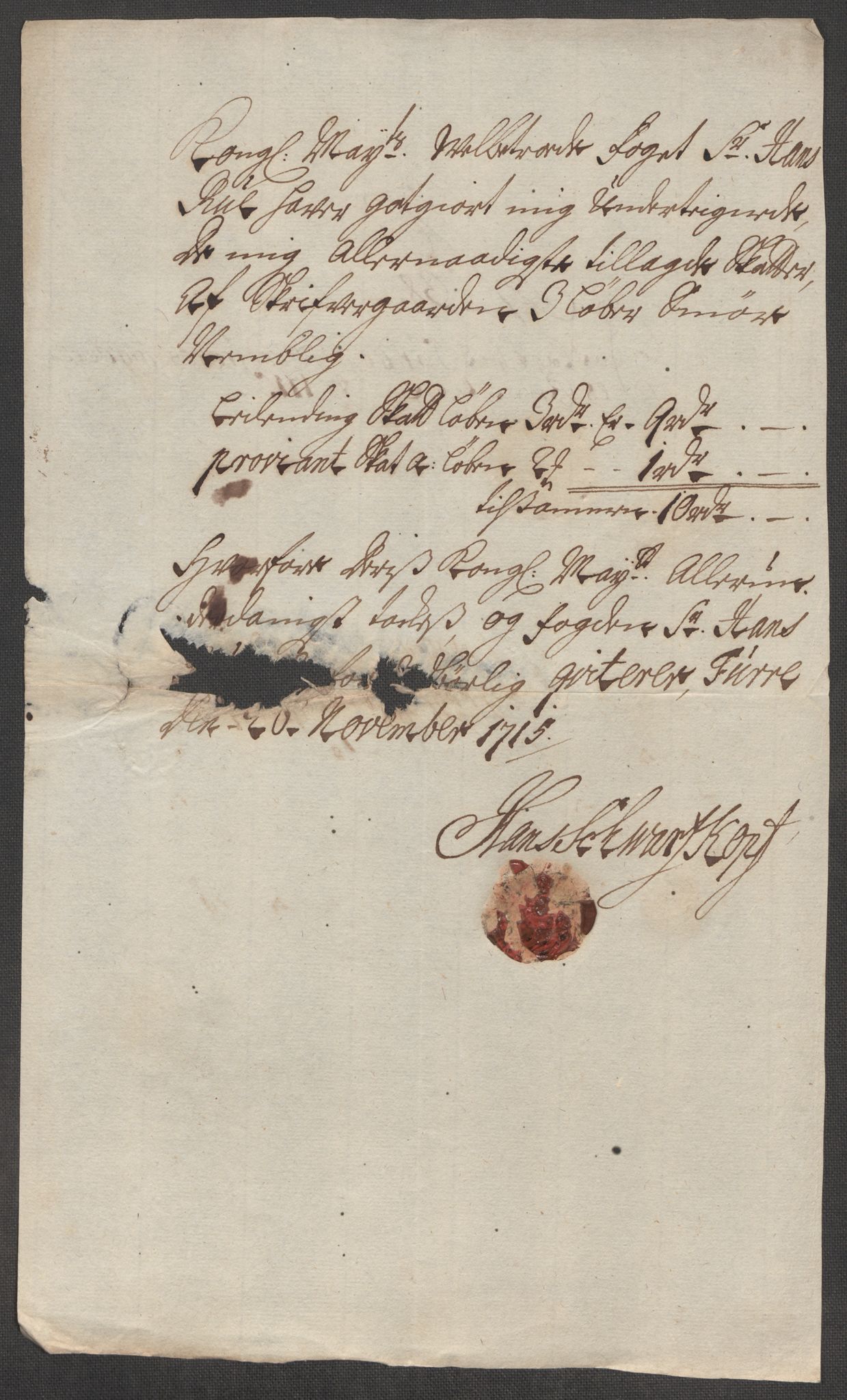 Rentekammeret inntil 1814, Reviderte regnskaper, Fogderegnskap, AV/RA-EA-4092/R53/L3439: Fogderegnskap Sunn- og Nordfjord, 1715, p. 517