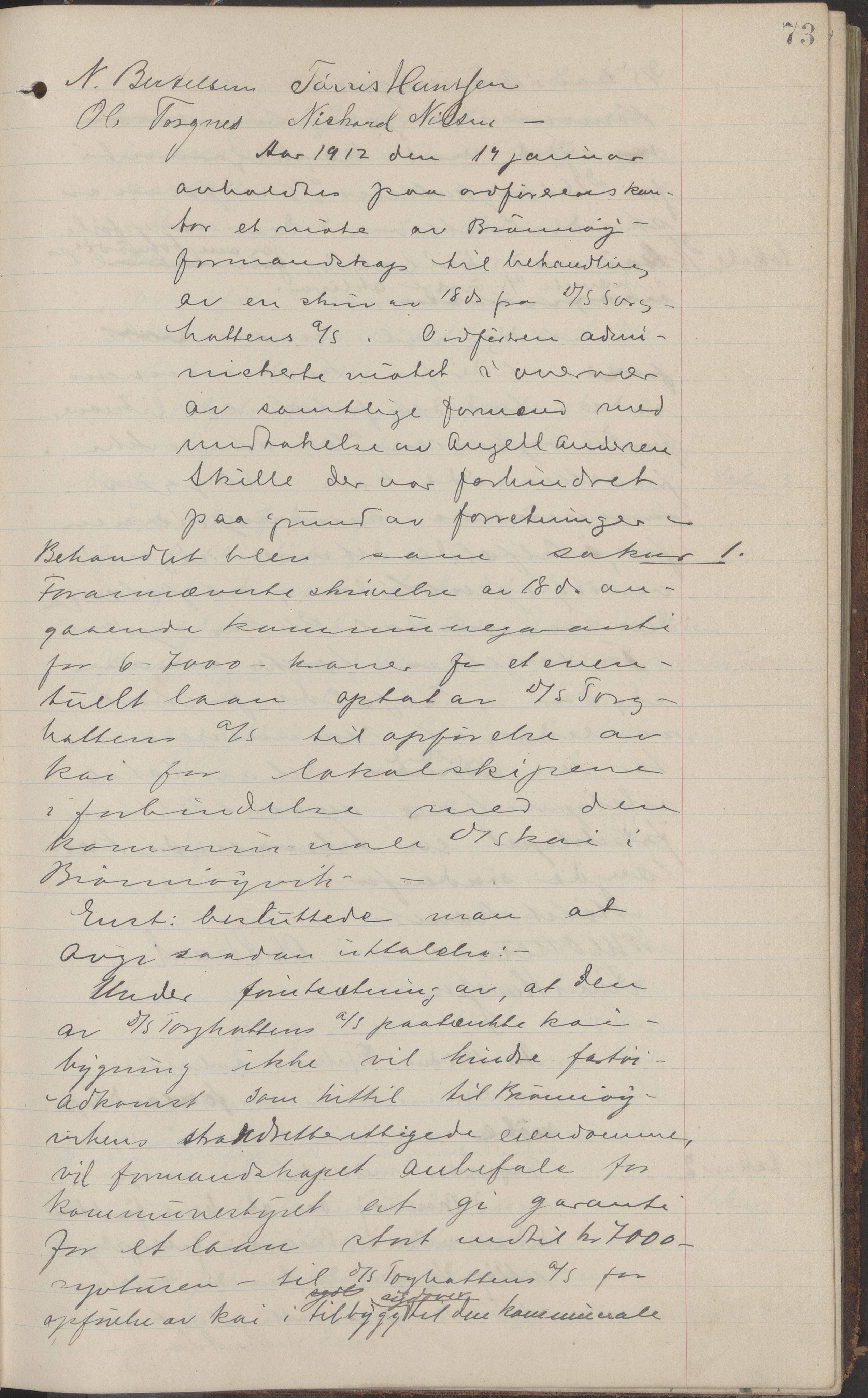 Brønnøy kommune. Formannskapet, AIN/K-18130.150/A/Aa/L0002d: Møtebok, 1910-1916