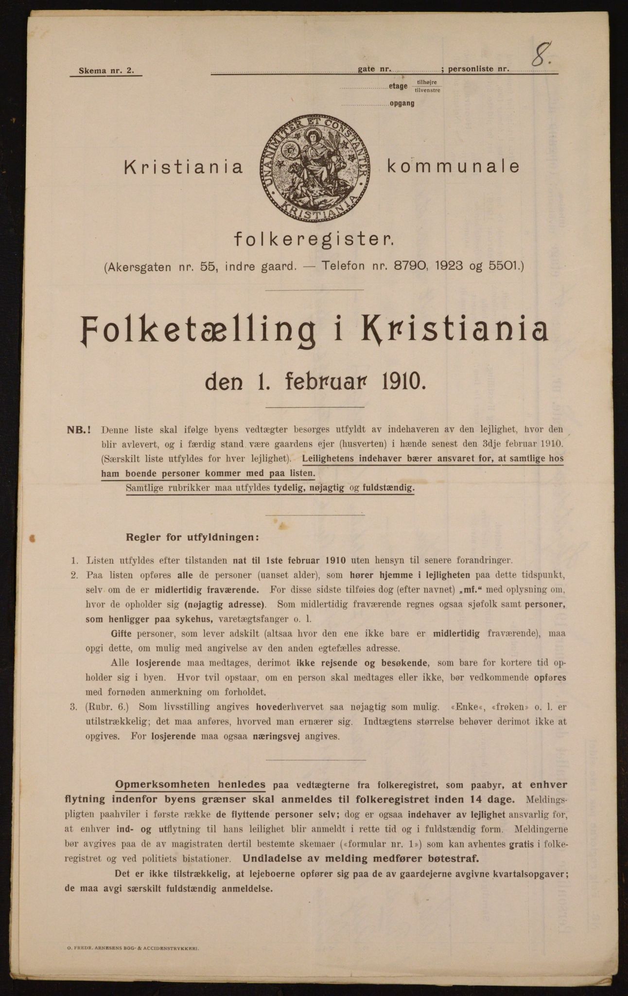 OBA, Municipal Census 1910 for Kristiania, 1910, p. 91384