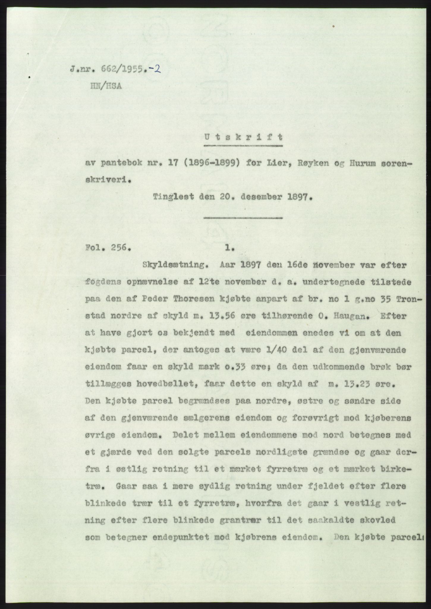Statsarkivet i Kongsberg, SAKO/A-0001, 1955, p. 459