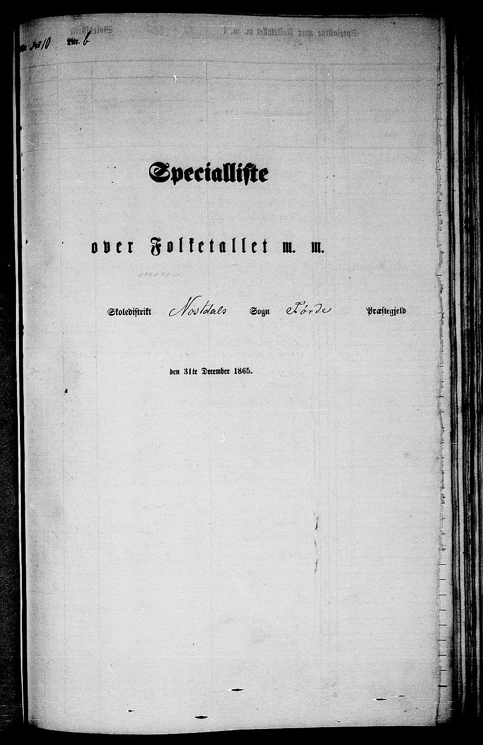 RA, 1865 census for Førde, 1865, p. 218