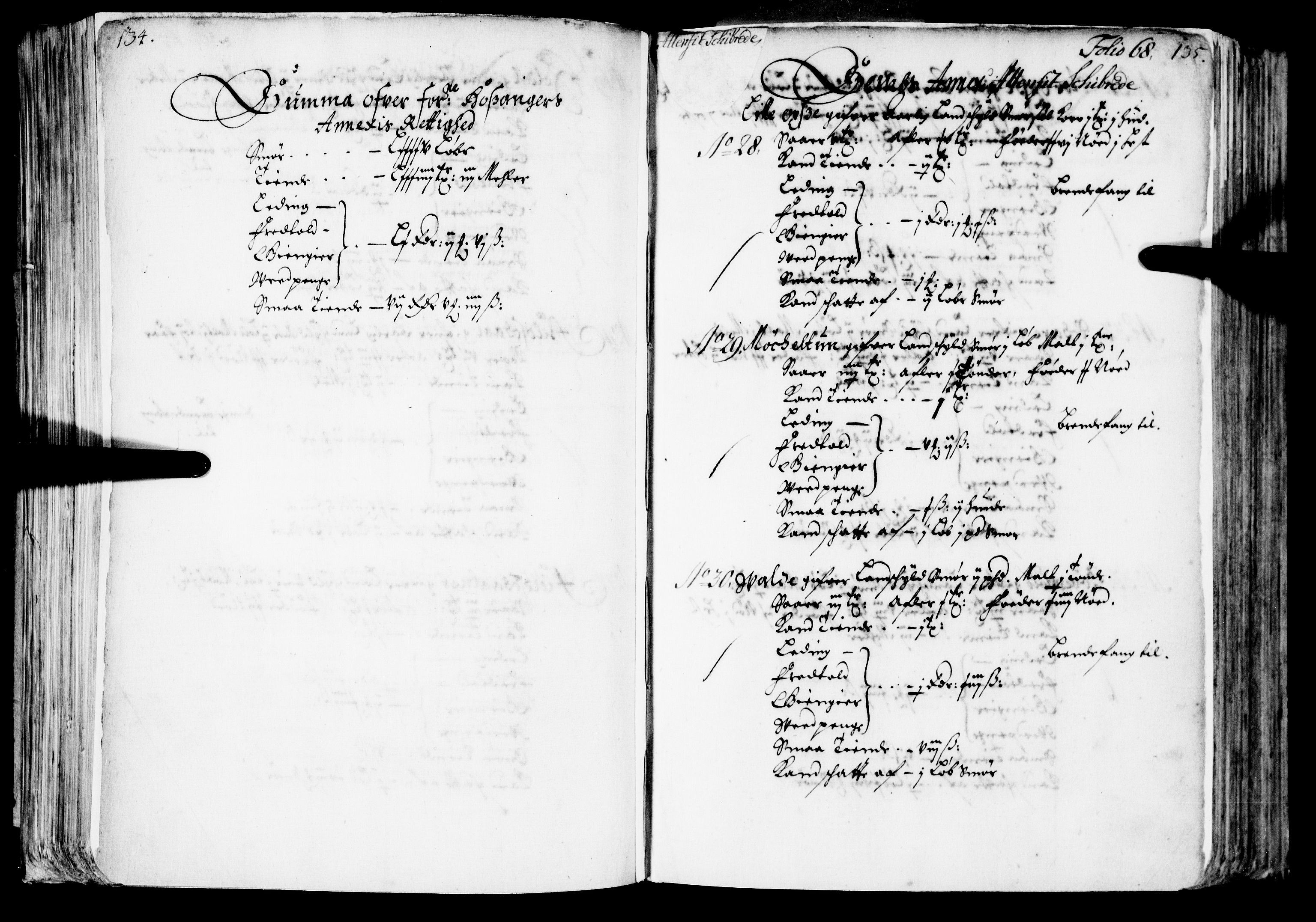 Rentekammeret inntil 1814, Realistisk ordnet avdeling, RA/EA-4070/N/Nb/Nba/L0039: Nordhordland fogderi, 1667, p. 67b-68a