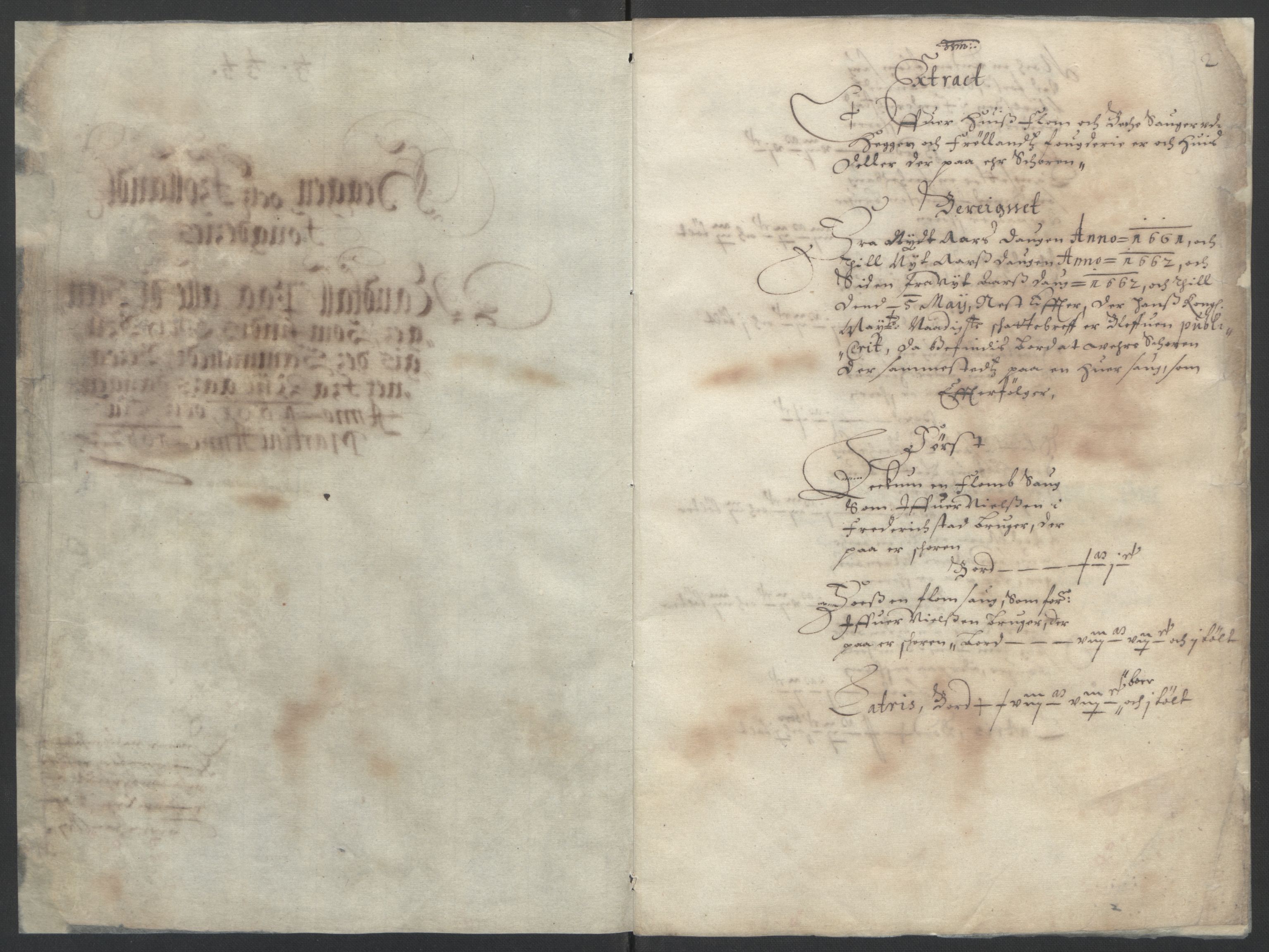 Rentekammeret inntil 1814, Reviderte regnskaper, Stiftamtstueregnskaper, Landkommissariatet på Akershus og Akershus stiftamt, AV/RA-EA-5869/R/Ra/L0012: Landkommissariatet på Akershus, 1661-1662