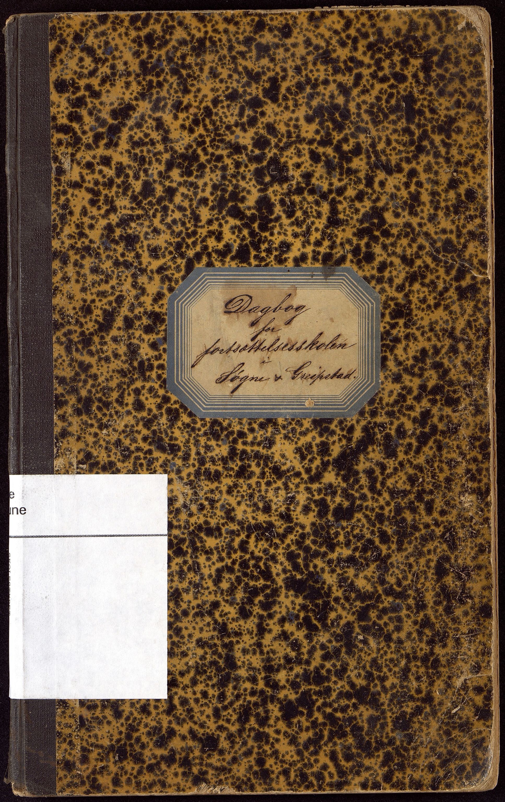 Søgne kommune - Fortsettelsesskolen i Søgne og Greipstad, ARKSOR/1018SØ551/I/L0001: Dagbok, 1891-1916
