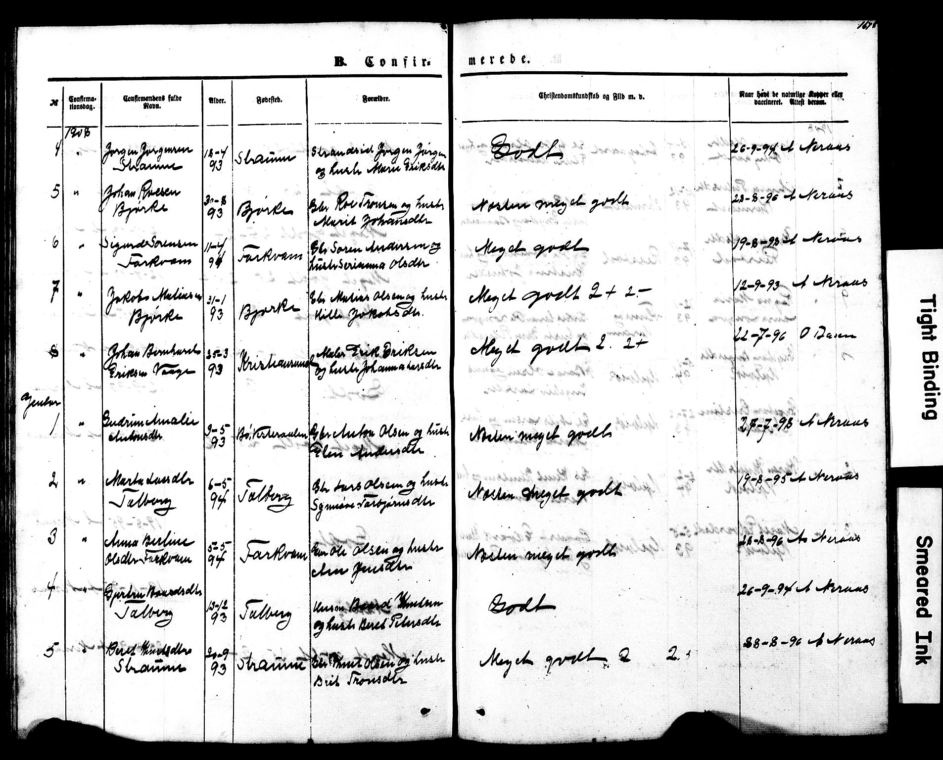 Ministerialprotokoller, klokkerbøker og fødselsregistre - Møre og Romsdal, SAT/A-1454/550/L0618: Parish register (copy) no. 550C01, 1870-1927, p. 168