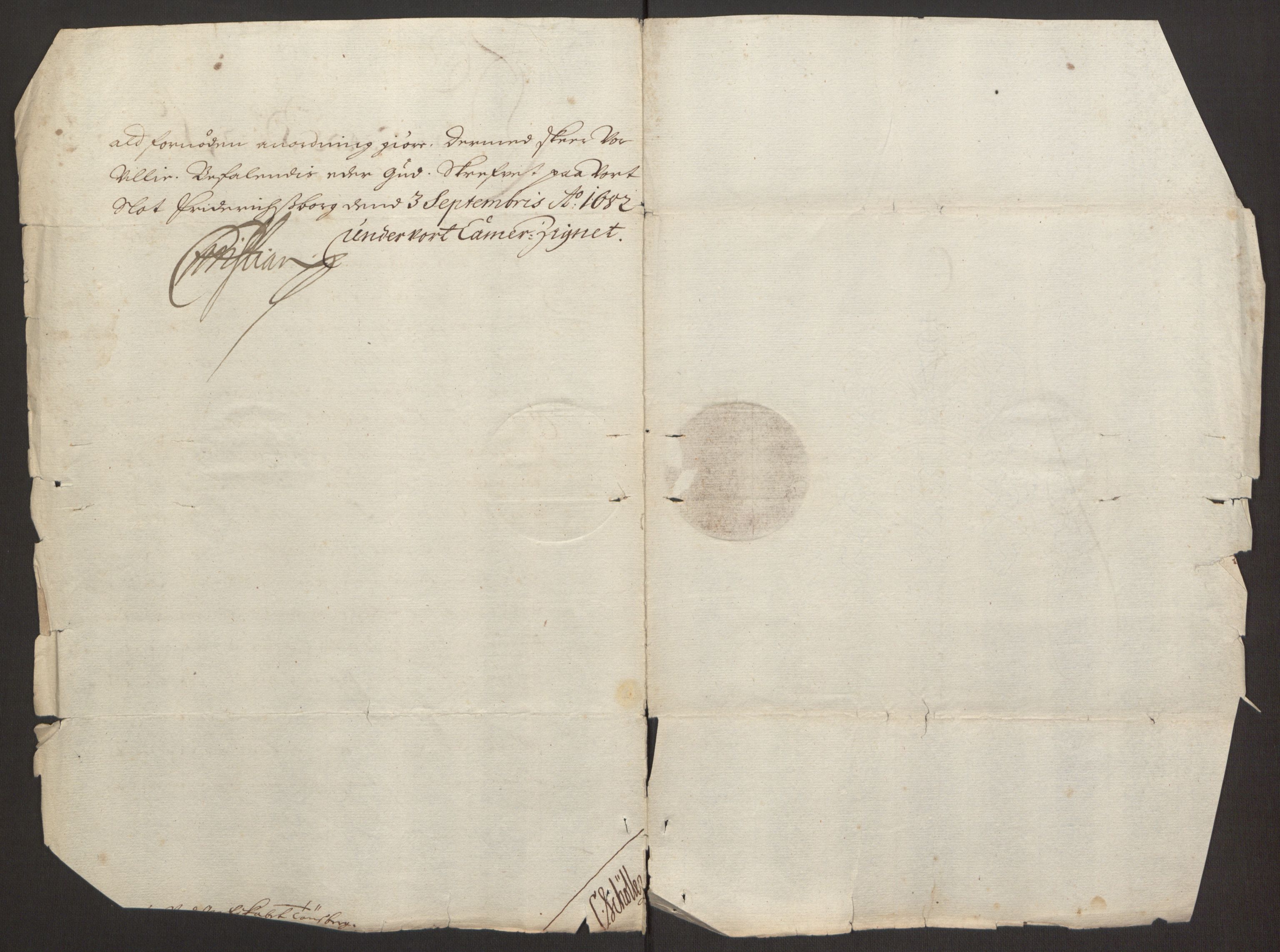 Rentekammeret inntil 1814, Reviderte regnskaper, Fogderegnskap, AV/RA-EA-4092/R32/L1844: Fogderegnskap Jarlsberg grevskap, 1674-1675, p. 264