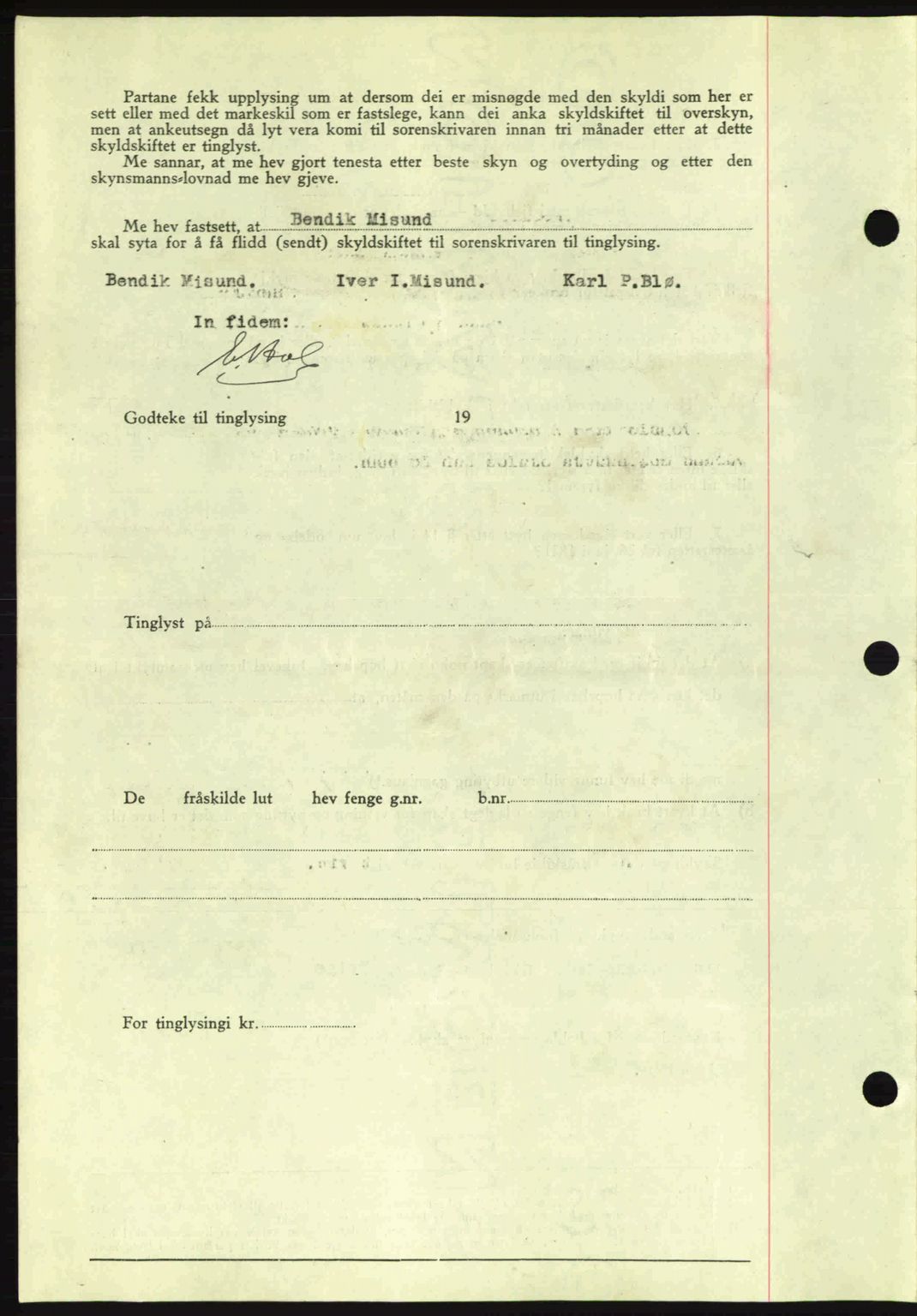 Romsdal sorenskriveri, AV/SAT-A-4149/1/2/2C: Mortgage book no. A4, 1937-1938, Diary no: : 413/1938