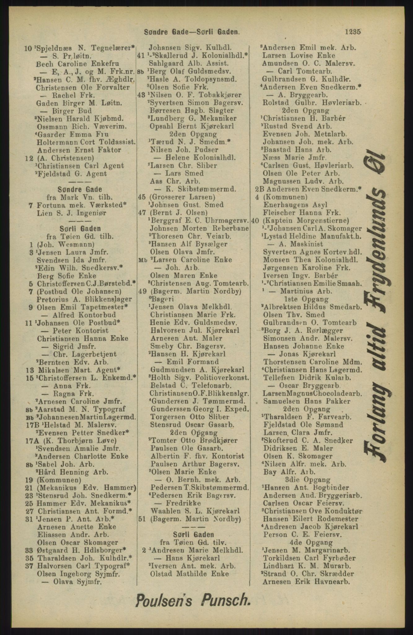 Kristiania/Oslo adressebok, PUBL/-, 1904, p. 1235