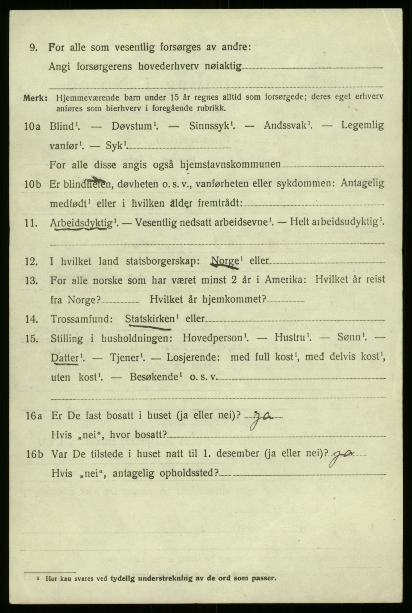 SAB, 1920 census for Luster, 1920, p. 5073