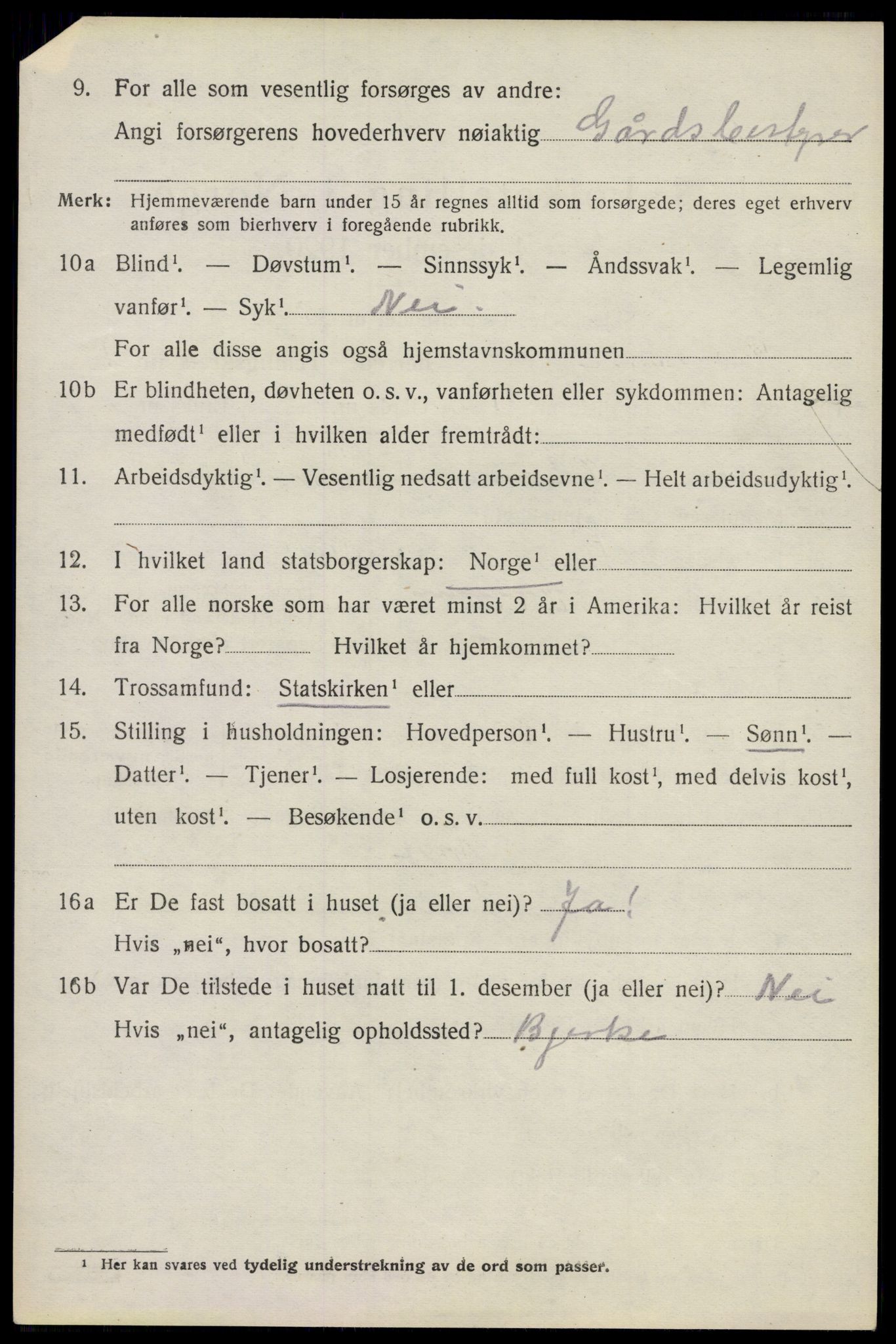SAO, 1920 census for Bærum, 1920, p. 5097