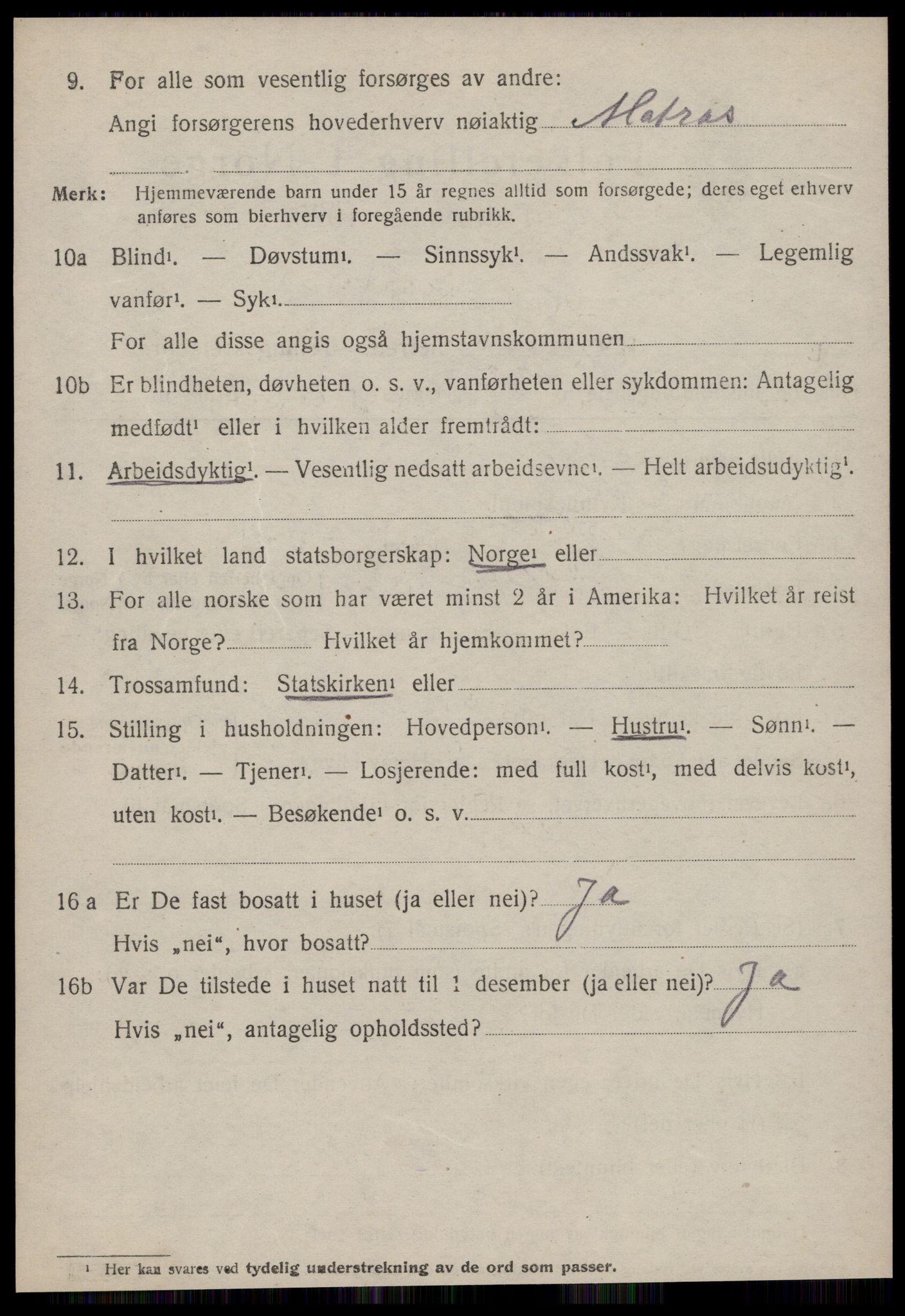 SAT, 1920 census for Ørsta, 1920, p. 6635