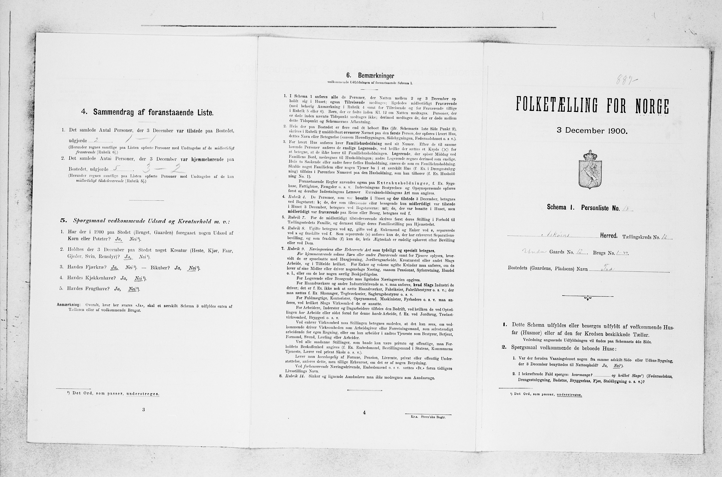 SAB, 1900 census for Askøy, 1900, p. 1627