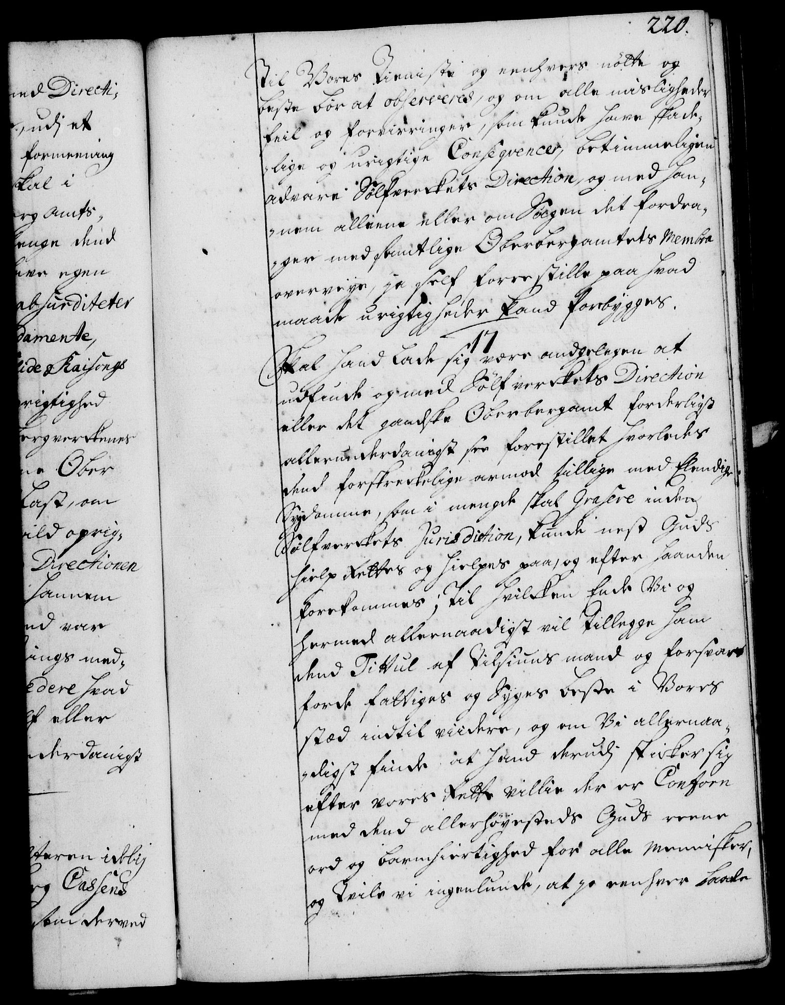 Rentekammeret, Kammerkanselliet, RA/EA-3111/G/Gg/Ggi/L0002: Norsk instruksjonsprotokoll med register (merket RK 53.35), 1729-1751, p. 220
