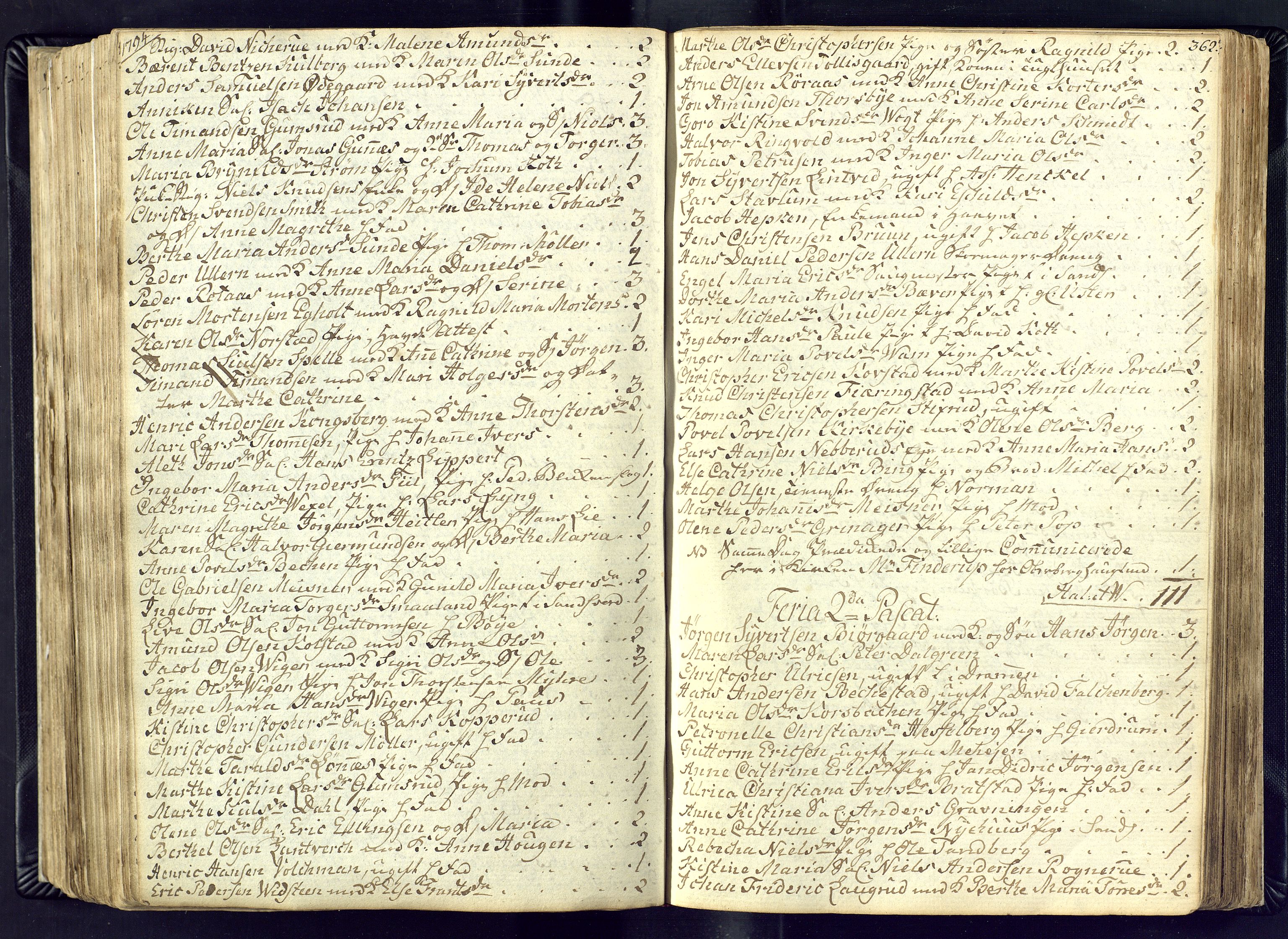 Kongsberg kirkebøker, AV/SAKO-A-22/M/Ma/L0011: Communicants register no. 11, 1788-1795, p. 362