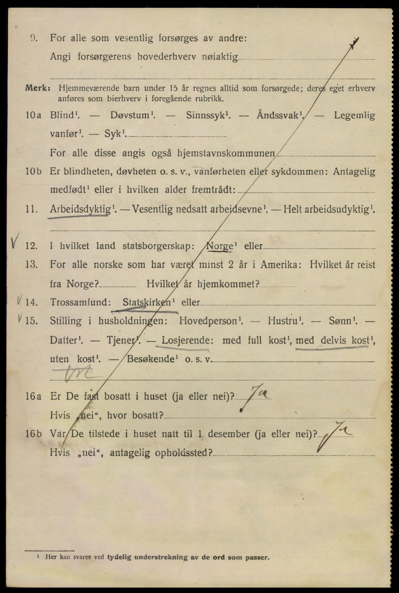 SAO, 1920 census for Kristiania, 1920, p. 585018