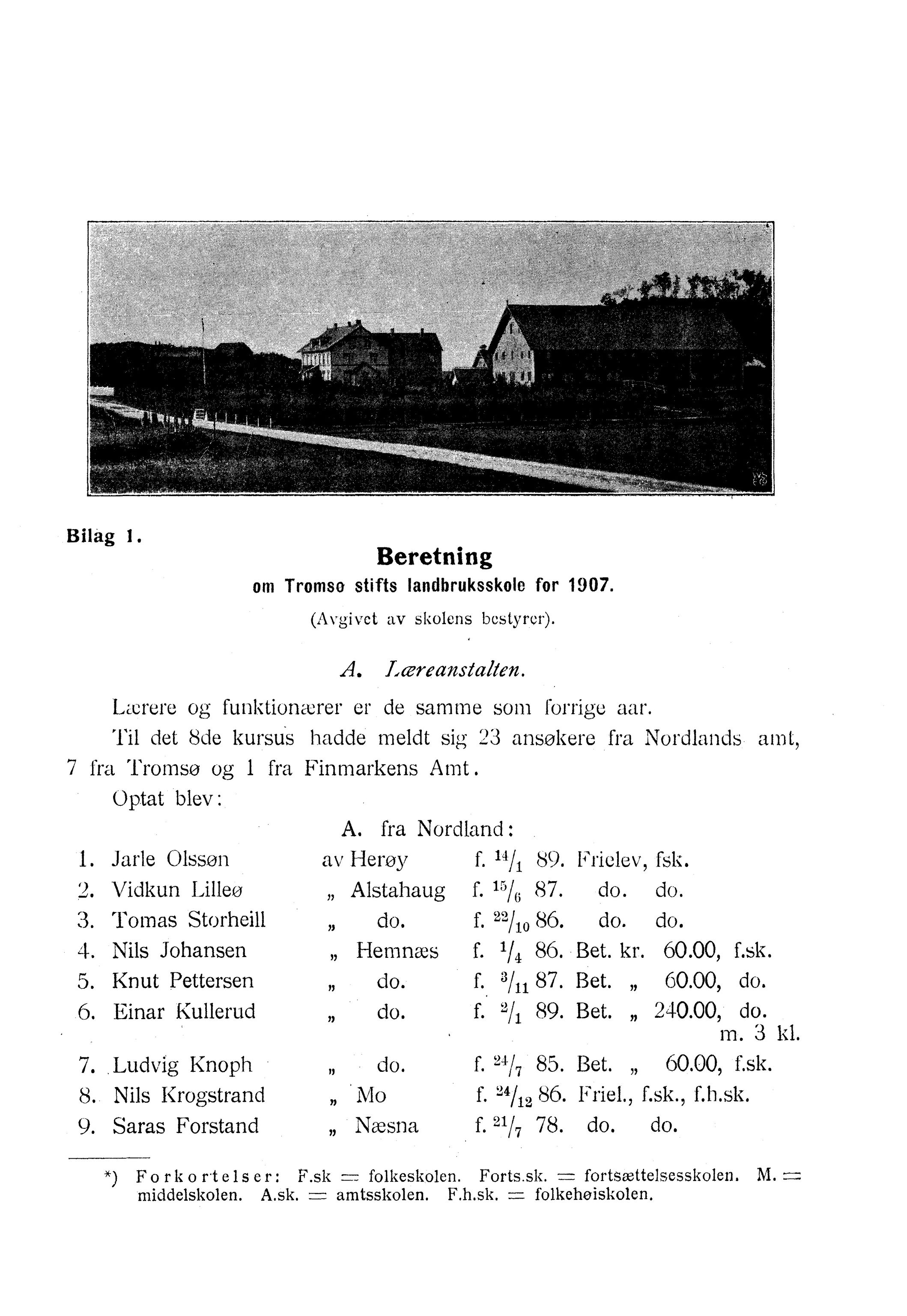 Nordland Fylkeskommune. Fylkestinget, AIN/NFK-17/176/A/Ac/L0031: Fylkestingsforhandlinger 1908, 1908