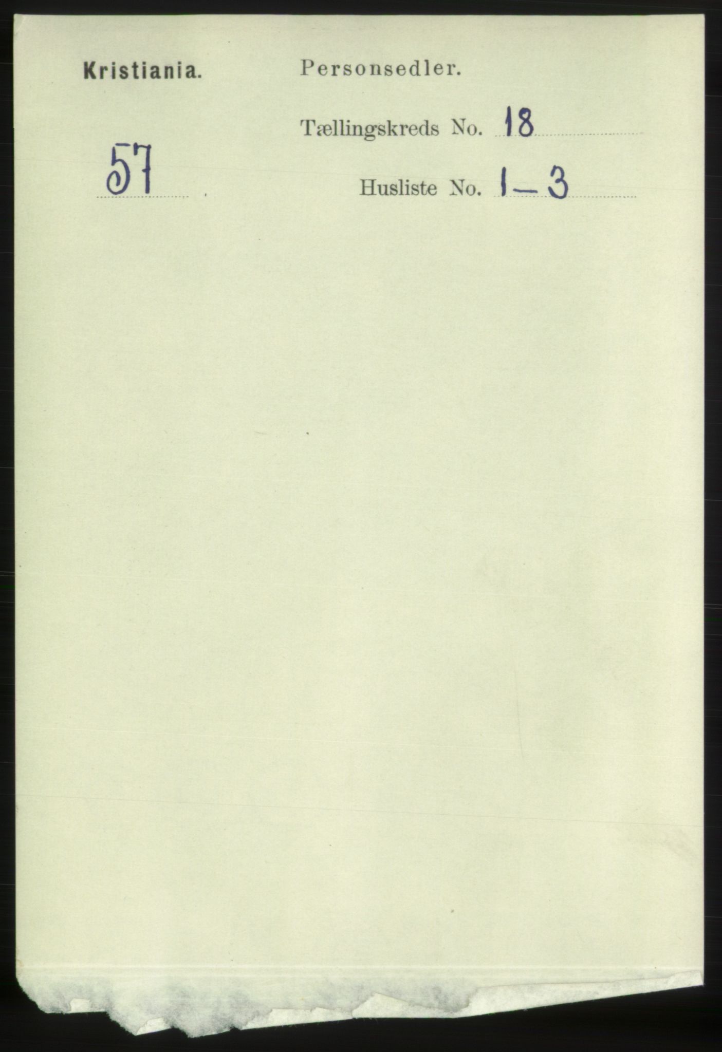 RA, 1891 census for 0301 Kristiania, 1891, p. 8917