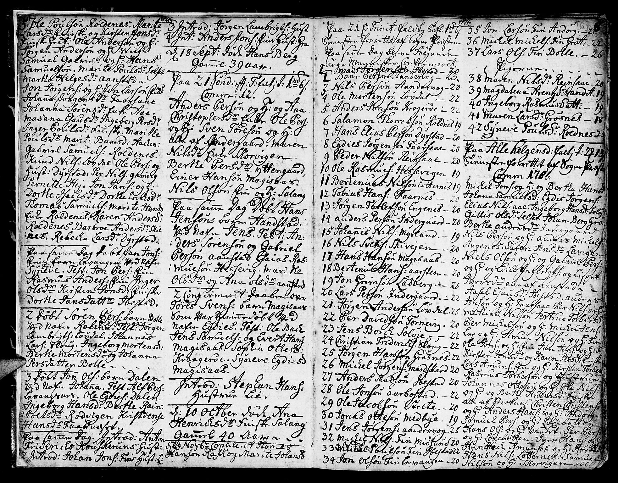 Ibestad sokneprestembete, AV/SATØ-S-0077/H/Ha/Hab/L0001klokker: Parish register (copy) no. 1, 1776-1808, p. 5-6