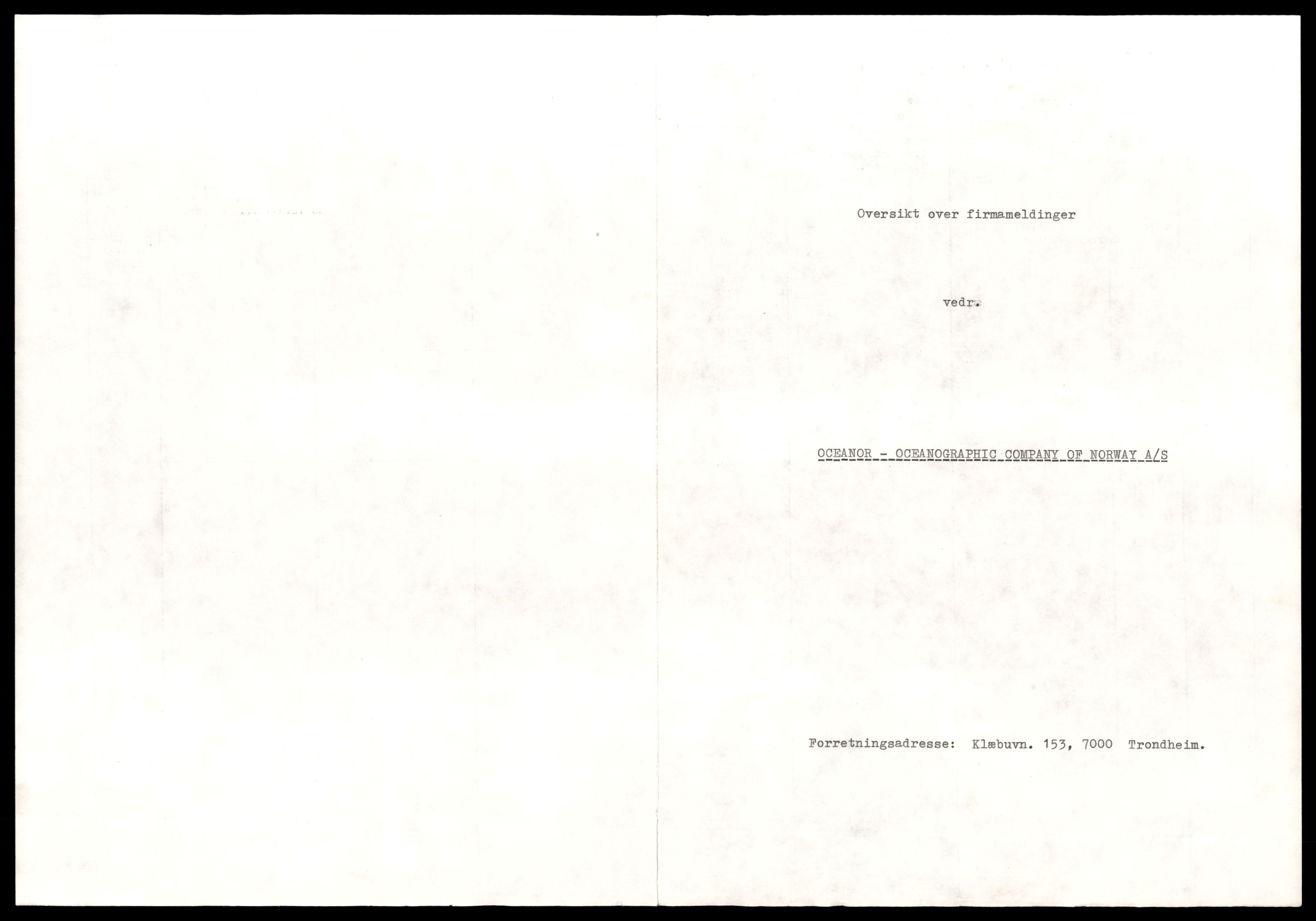 Trondheim byfogd, AV/SAT-A-0003/2/J/Jd/Jdd/L0041: Aksjeselskap, Oc-Ori, 1944-1990, p. 3