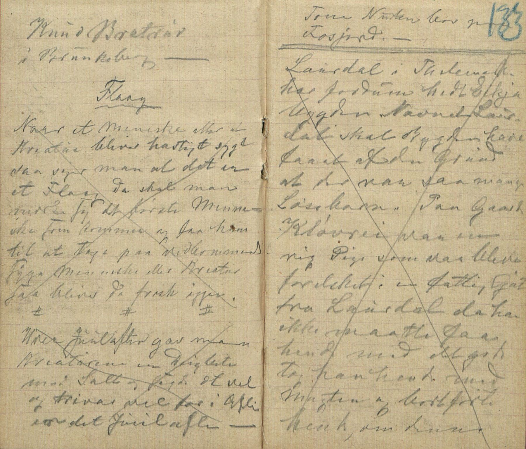 Rikard Berge, TEMU/TGM-A-1003/F/L0016/0012: 529-550 / 540 Oppskrifter av Halvor N. Tvedten, Fyresdal, Drangedal og Seljord. , 1890-1892, p. 132-133