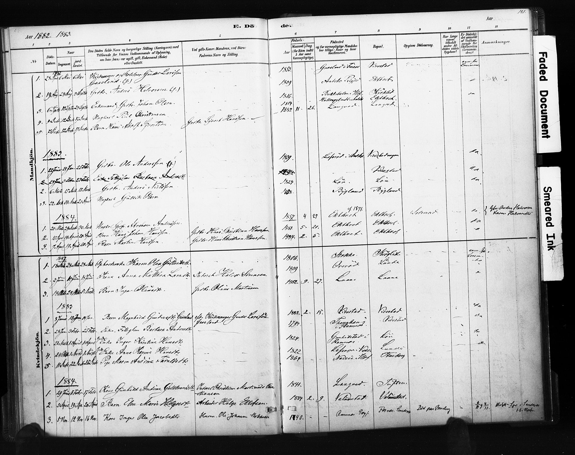 Ramnes kirkebøker, SAKO/A-314/F/Fc/L0001: Parish register (official) no. III 1, 1878-1899, p. 180-181