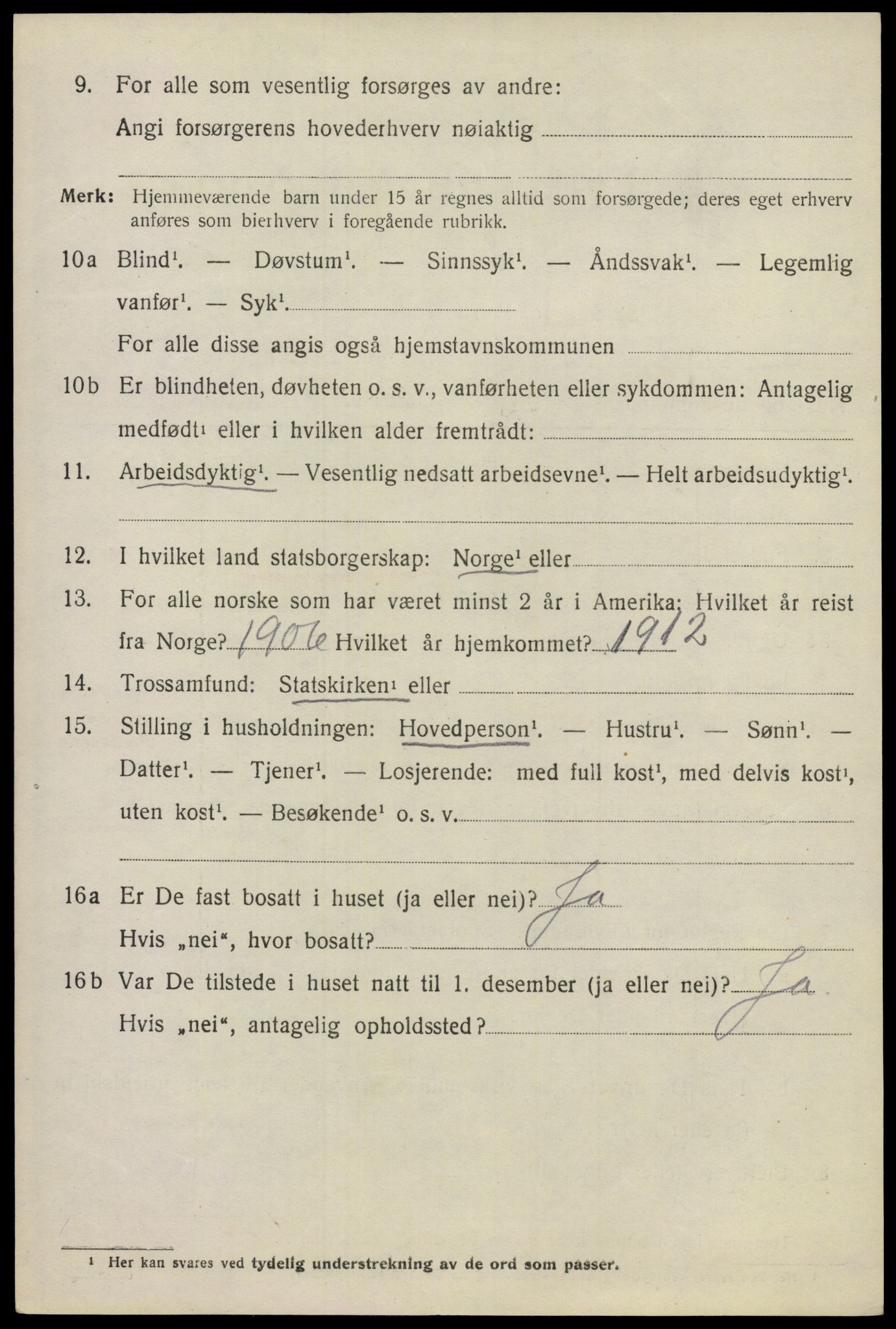 SAO, 1920 census for Eidsvoll, 1920, p. 20322