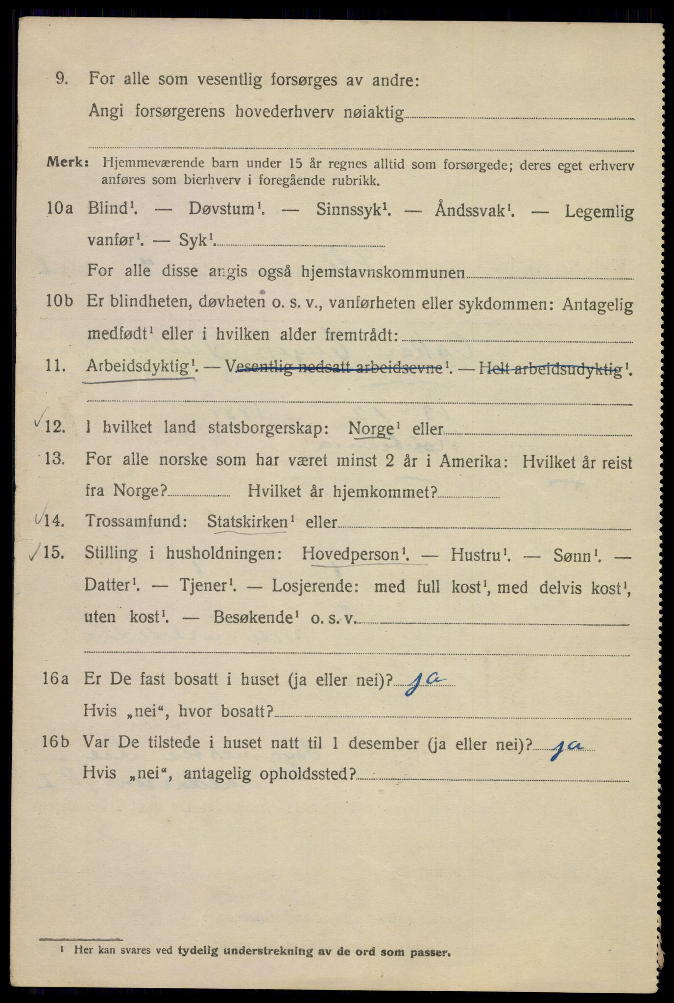 SAO, 1920 census for Kristiania, 1920, p. 187126