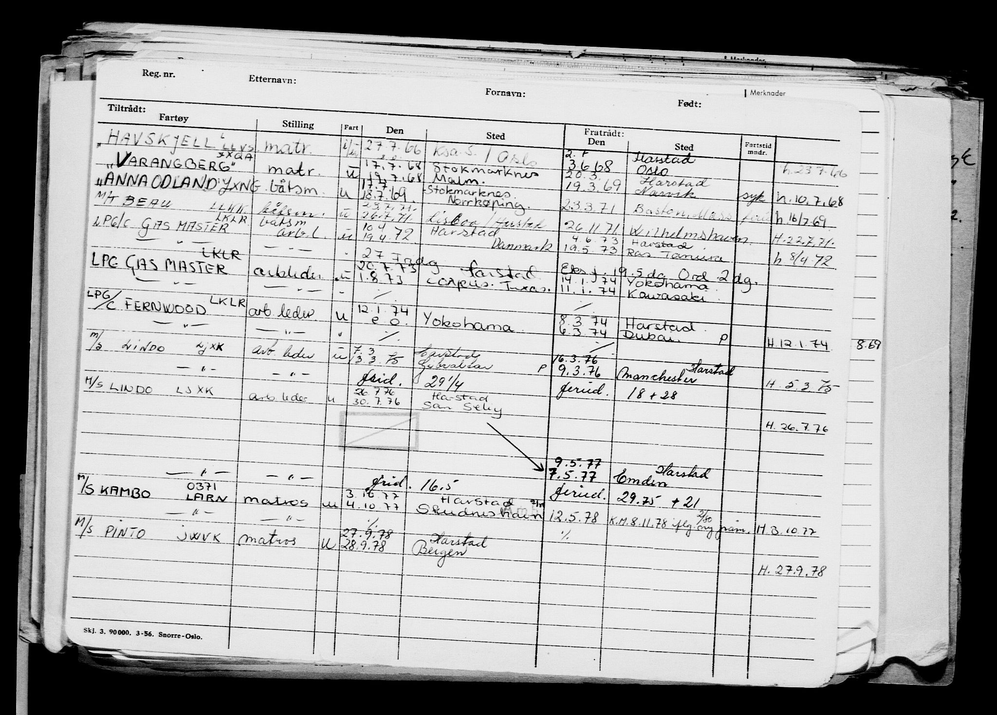 Direktoratet for sjømenn, AV/RA-S-3545/G/Gb/L0113: Hovedkort, 1913, p. 250