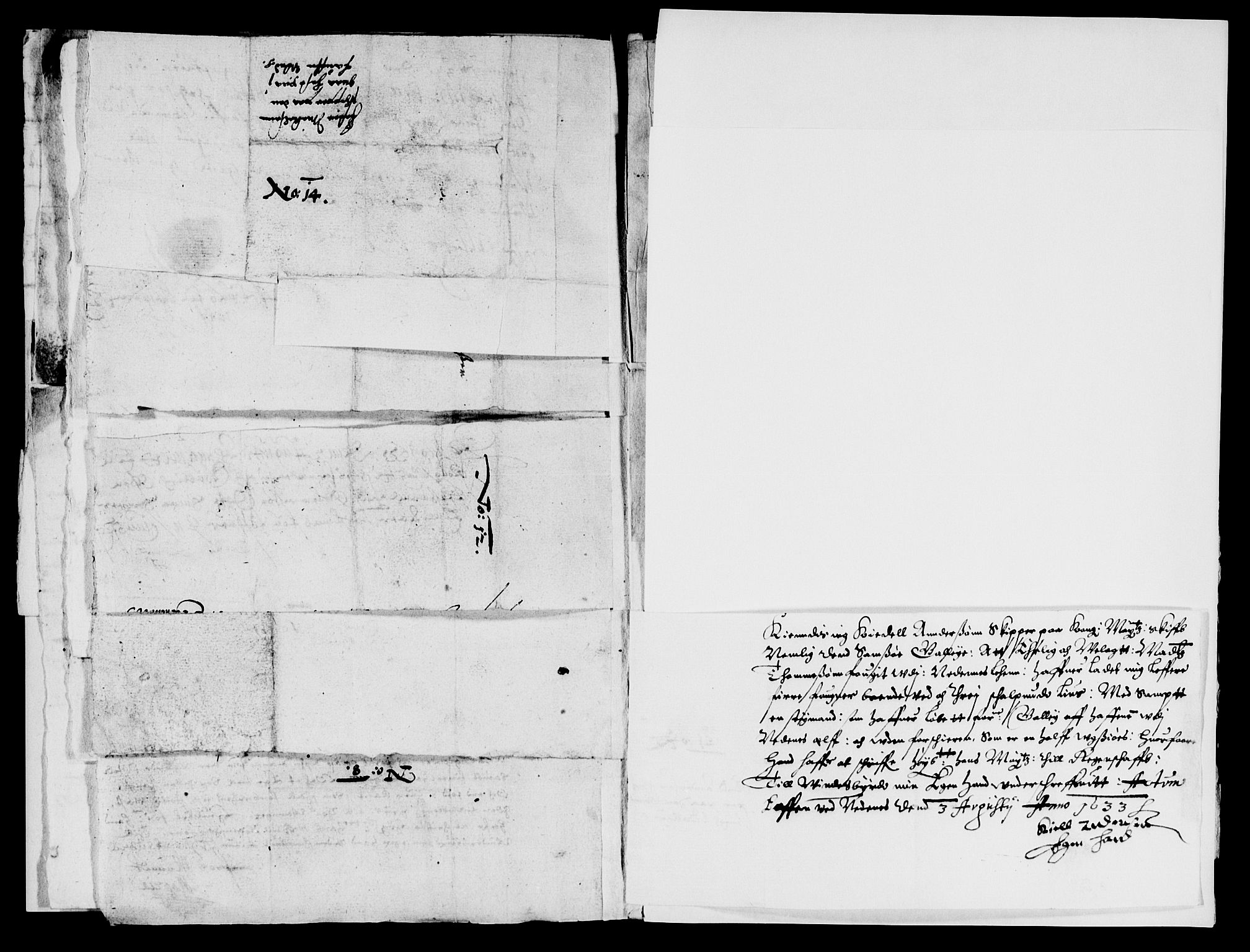 Rentekammeret inntil 1814, Reviderte regnskaper, Lensregnskaper, AV/RA-EA-5023/R/Rb/Rbq/L0022: Nedenes len. Mandals len. Råbyggelag., 1632-1634