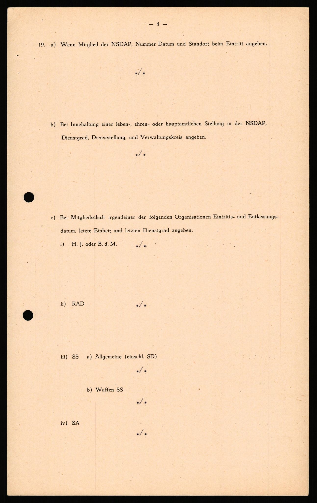 Forsvaret, Forsvarets overkommando II, AV/RA-RAFA-3915/D/Db/L0038: CI Questionaires. Tyske okkupasjonsstyrker i Norge. Østerrikere., 1945-1946, p. 5