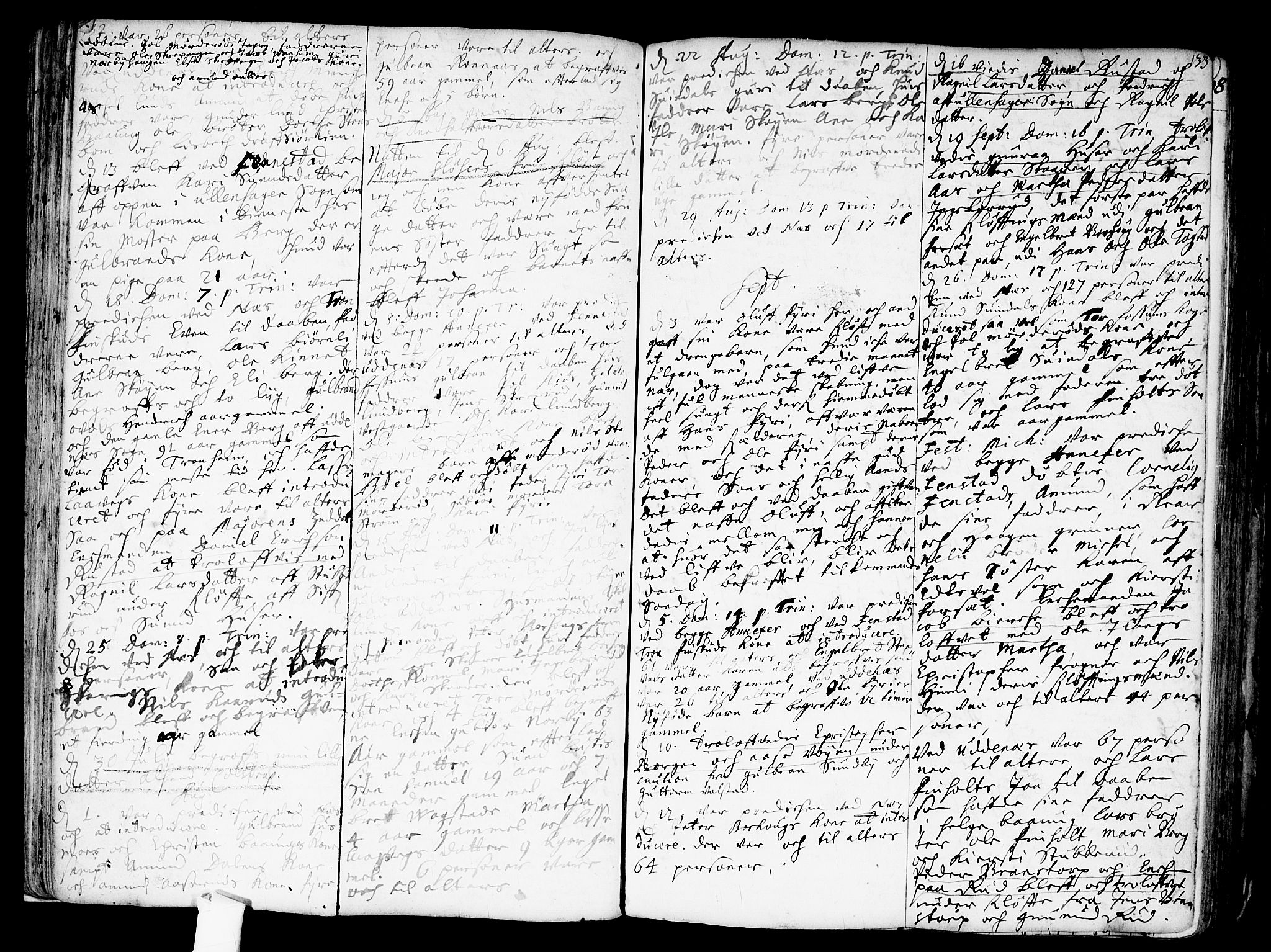 Nes prestekontor Kirkebøker, AV/SAO-A-10410/F/Fa/L0001: Parish register (official) no. I 1, 1689-1716, p. 132-133