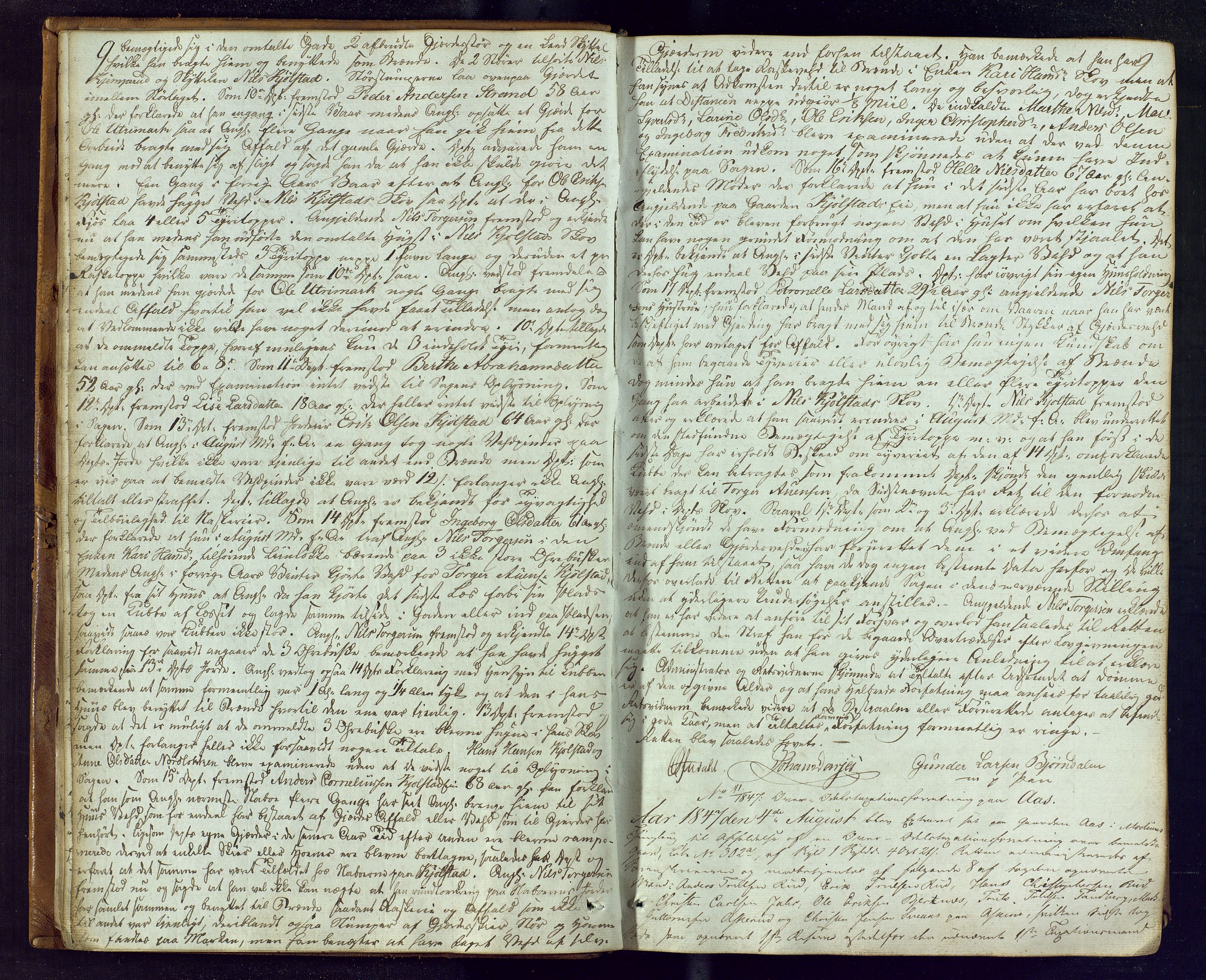 Eiker, Modum og Sigdal sorenskriveri, AV/SAKO-A-123/F/Fc/L0010: Ekstrarettsprotokoll - Modum, 1847-1857, p. 9