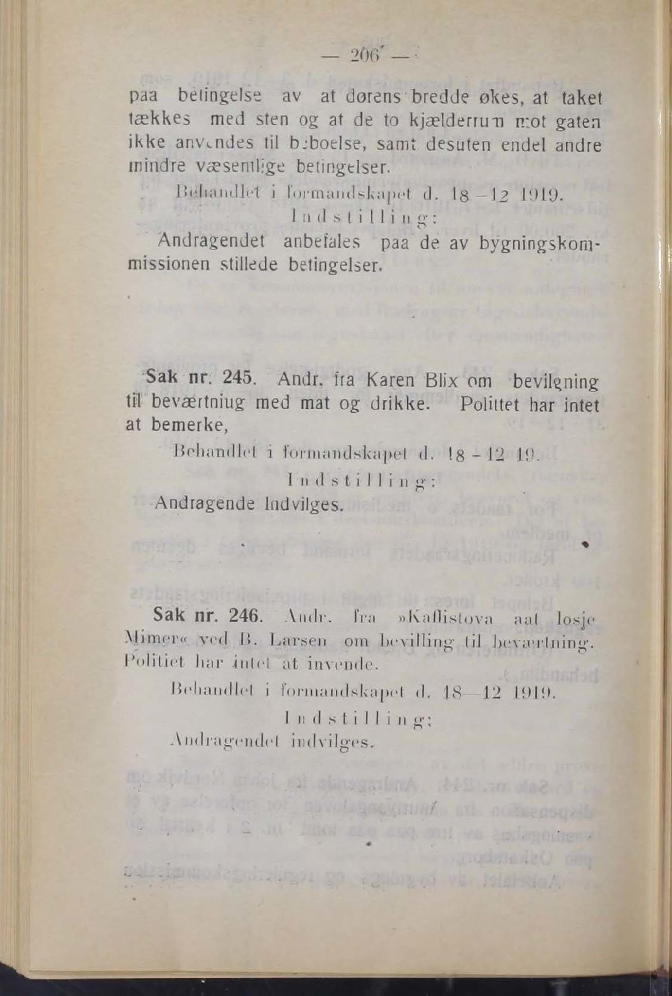 Narvik kommune. Formannskap , AIN/K-18050.150/A/Ab/L0009: Møtebok, 1919