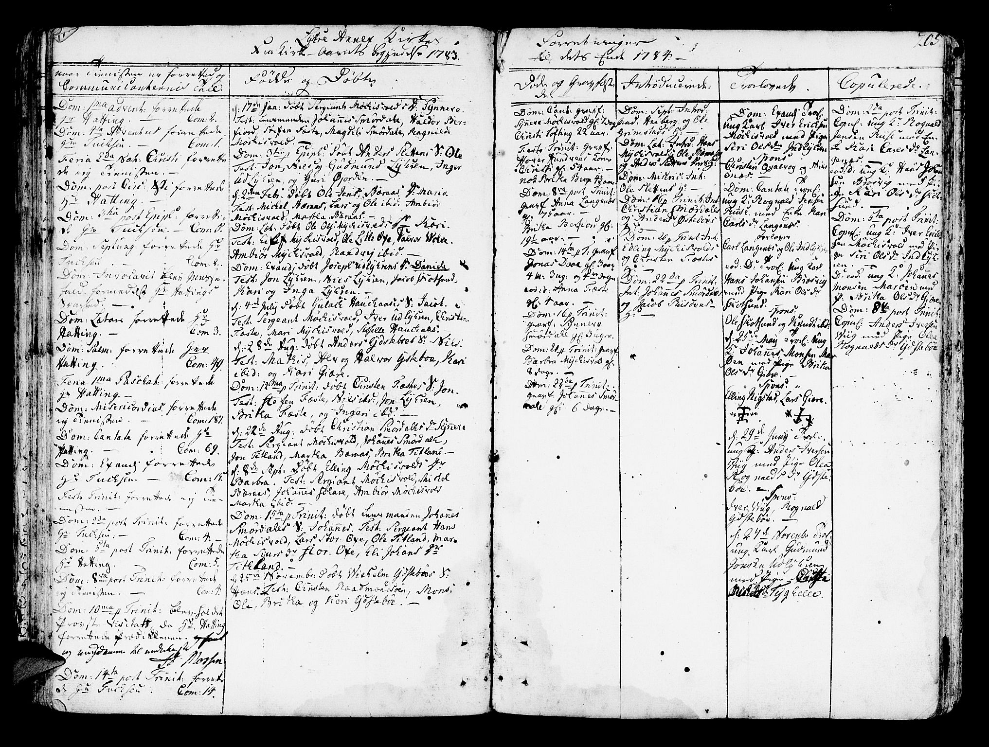 Lindås Sokneprestembete, AV/SAB-A-76701/H/Haa/Haaa/L0004: Parish register (official) no. A 4, 1764-1791, p. 205