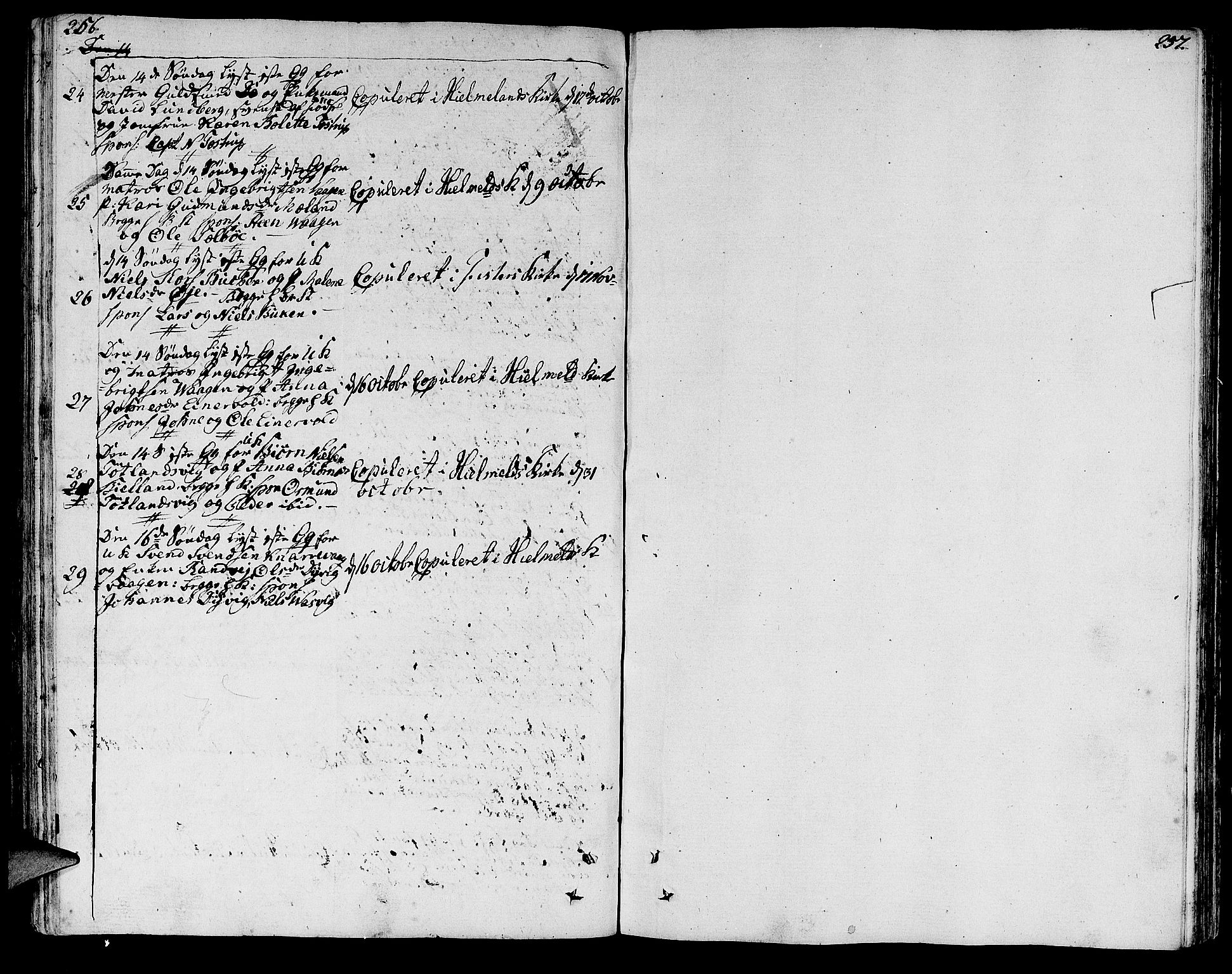 Hjelmeland sokneprestkontor, AV/SAST-A-101843/01/IV/L0002: Parish register (official) no. A 2, 1799-1816, p. 256-257