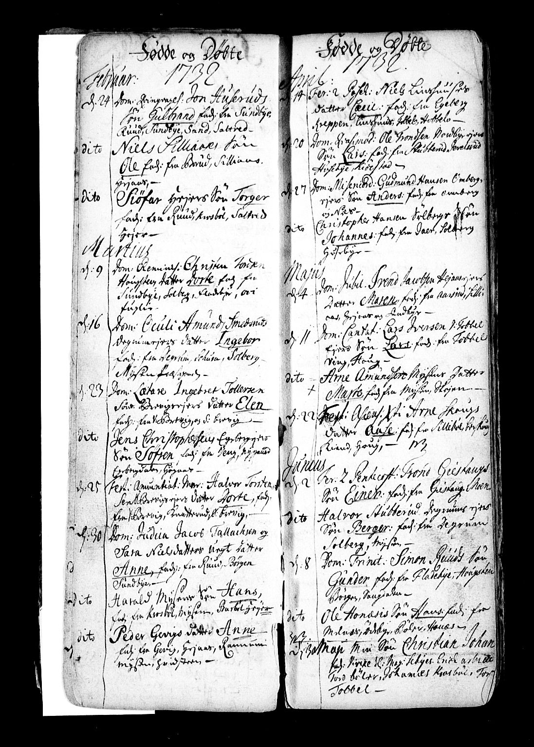 Enebakk prestekontor Kirkebøker, AV/SAO-A-10171c/F/Fa/L0001: Parish register (official) no. I 1, 1719-1754