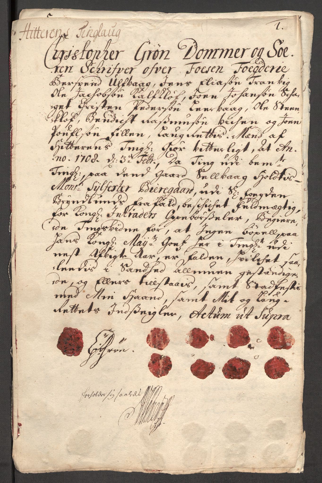 Rentekammeret inntil 1814, Reviderte regnskaper, Fogderegnskap, RA/EA-4092/R57/L3857: Fogderegnskap Fosen, 1706-1707, p. 386