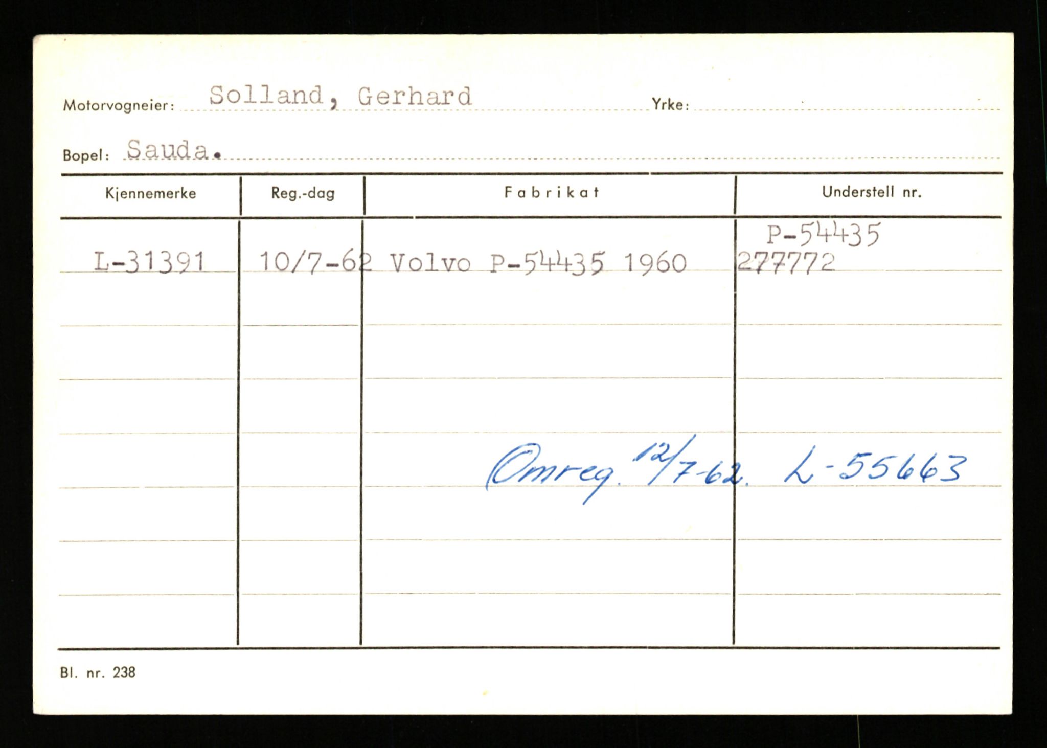 Stavanger trafikkstasjon, AV/SAST-A-101942/0/G/L0005: Registreringsnummer: 23000 - 34245, 1930-1971, p. 2564