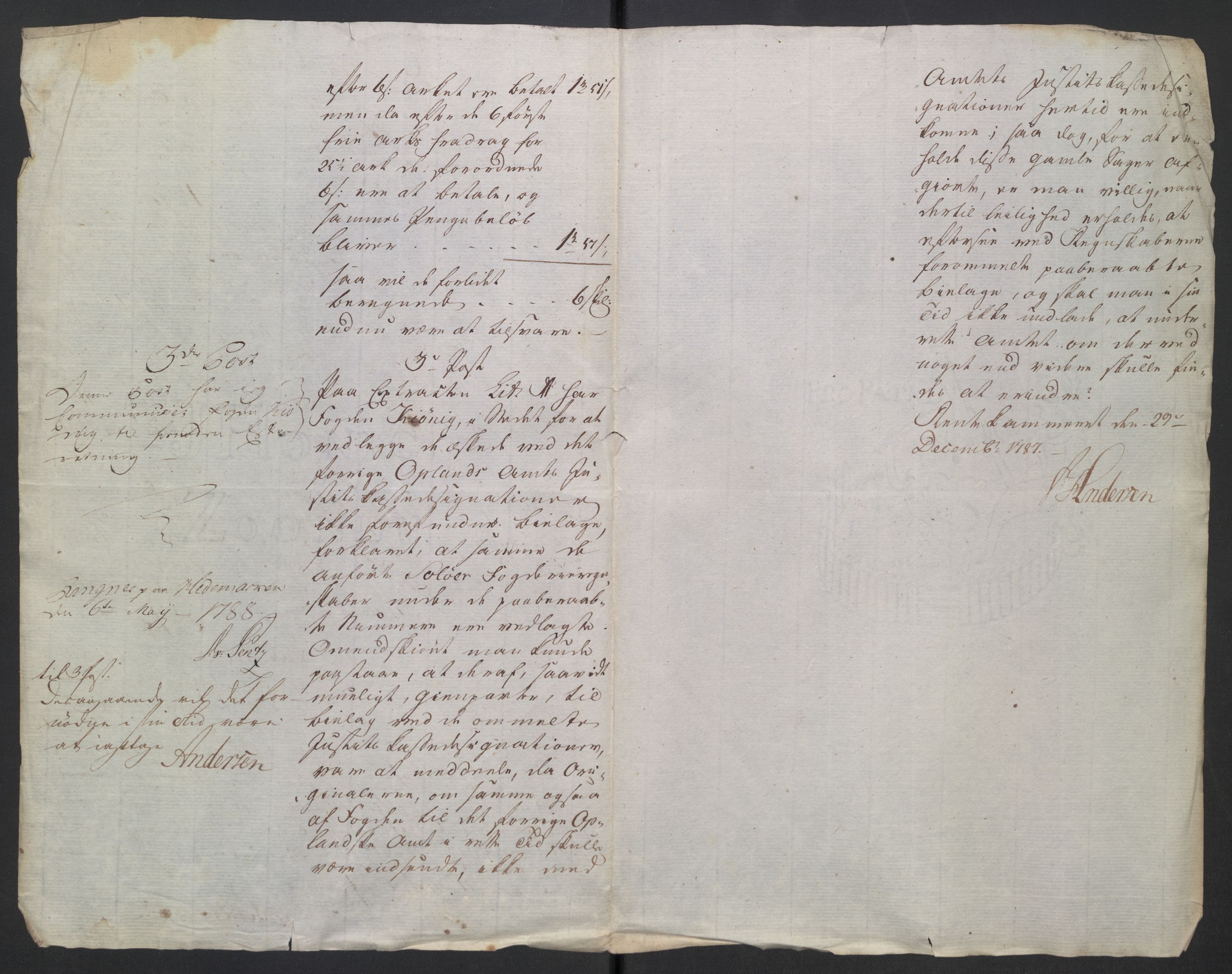 Rentekammeret inntil 1814, Reviderte regnskaper, Mindre regnskaper, AV/RA-EA-4068/Rb/L0014: Opplands amt, 1771-1779, p. 766