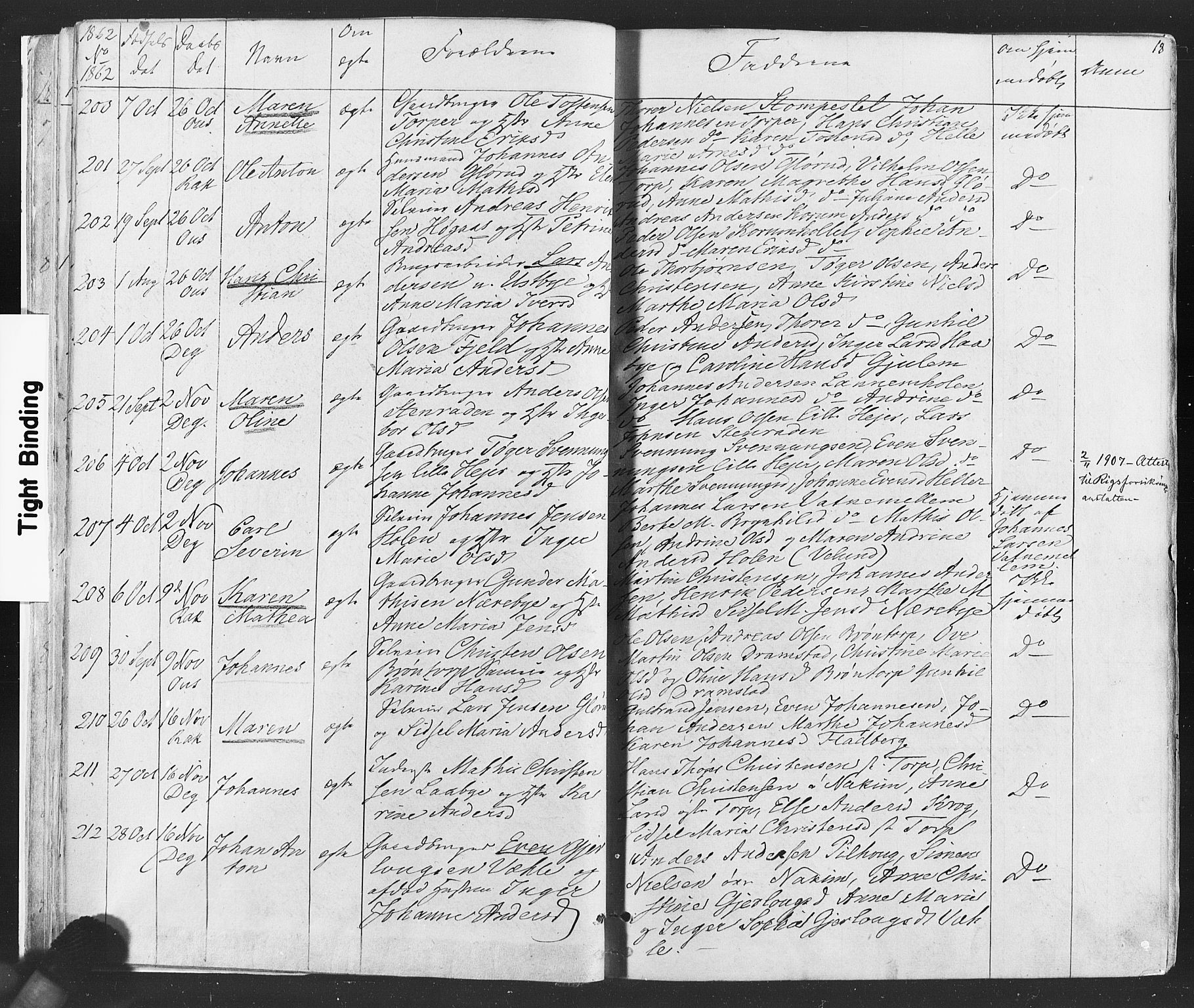 Rakkestad prestekontor Kirkebøker, AV/SAO-A-2008/F/Fa/L0011: Parish register (official) no. I 11, 1862-1877, p. 18