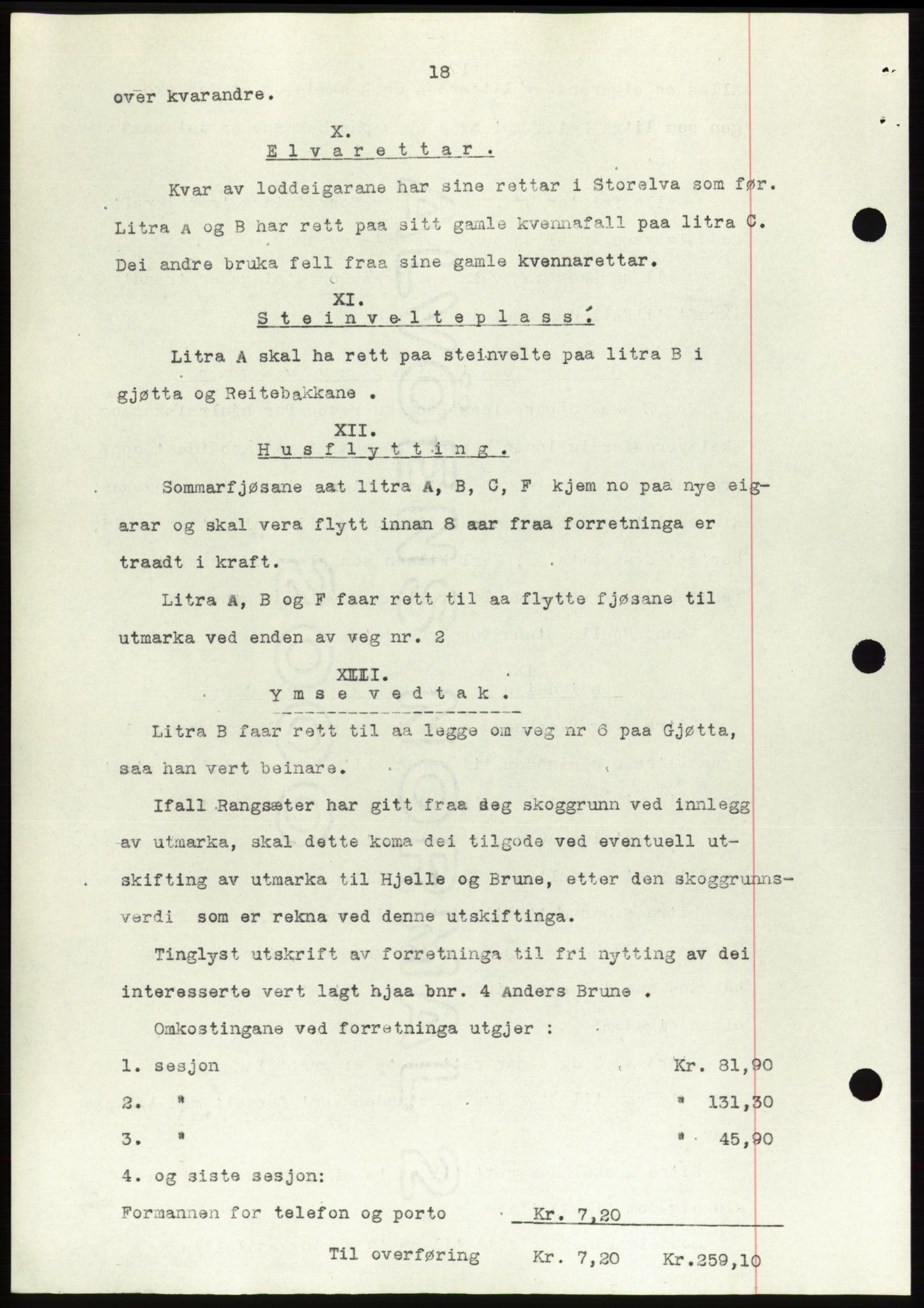 Søre Sunnmøre sorenskriveri, AV/SAT-A-4122/1/2/2C/L0083: Mortgage book no. 9A, 1948-1949, Diary no: : 57/1949